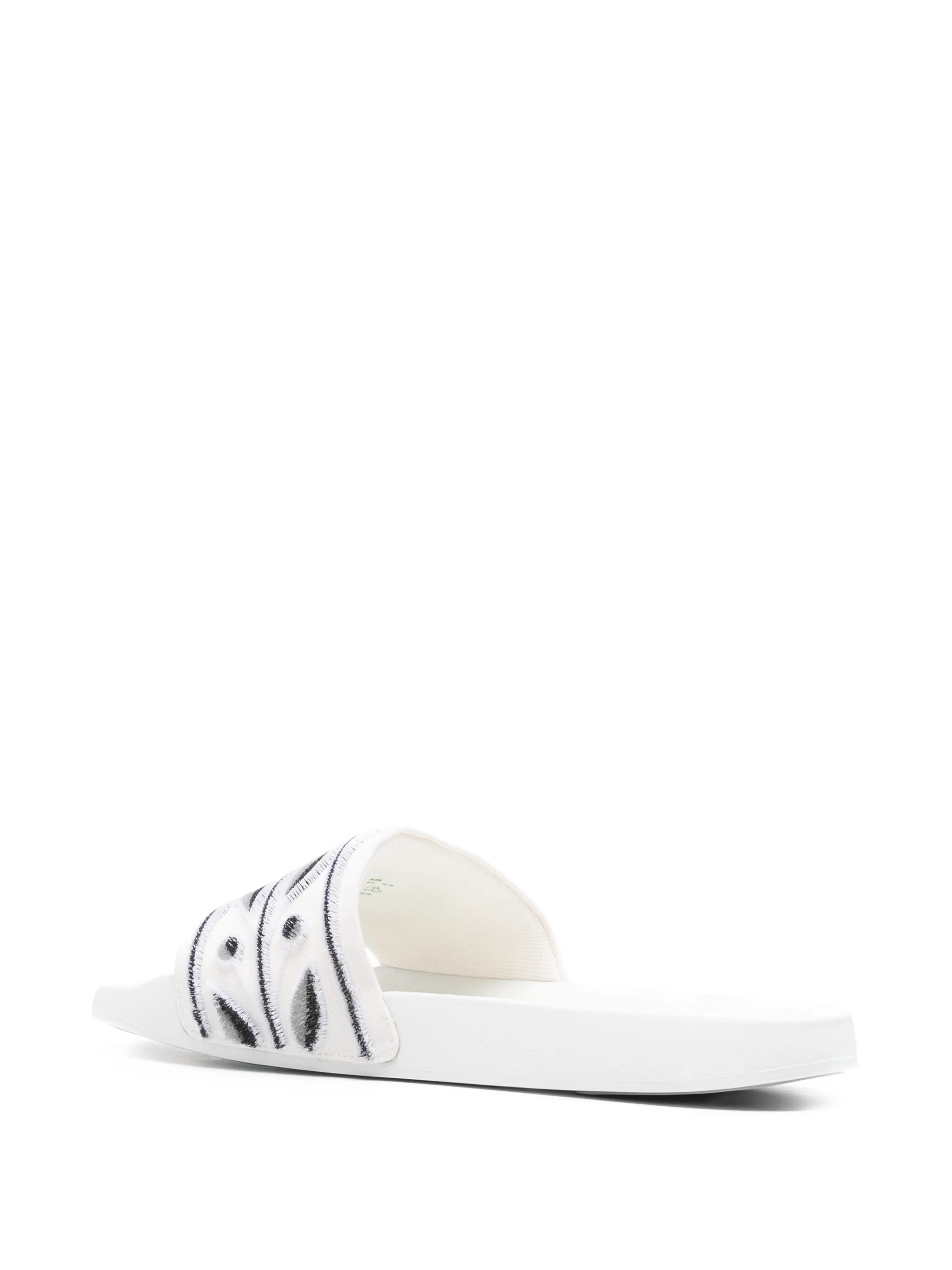 embroidered slides