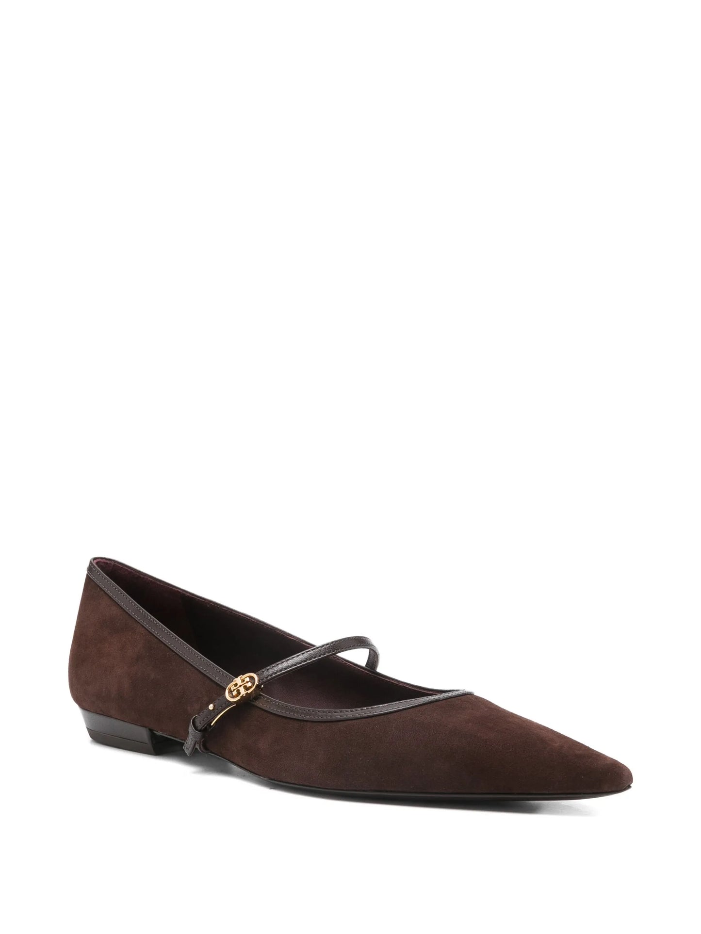 Double T buckle Mary Jane ballet flats