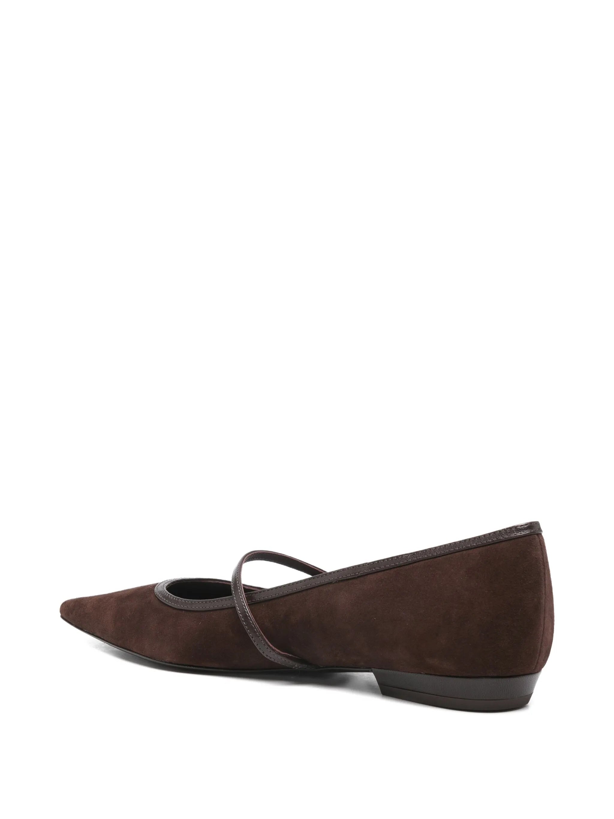 Double T buckle Mary Jane ballet flats