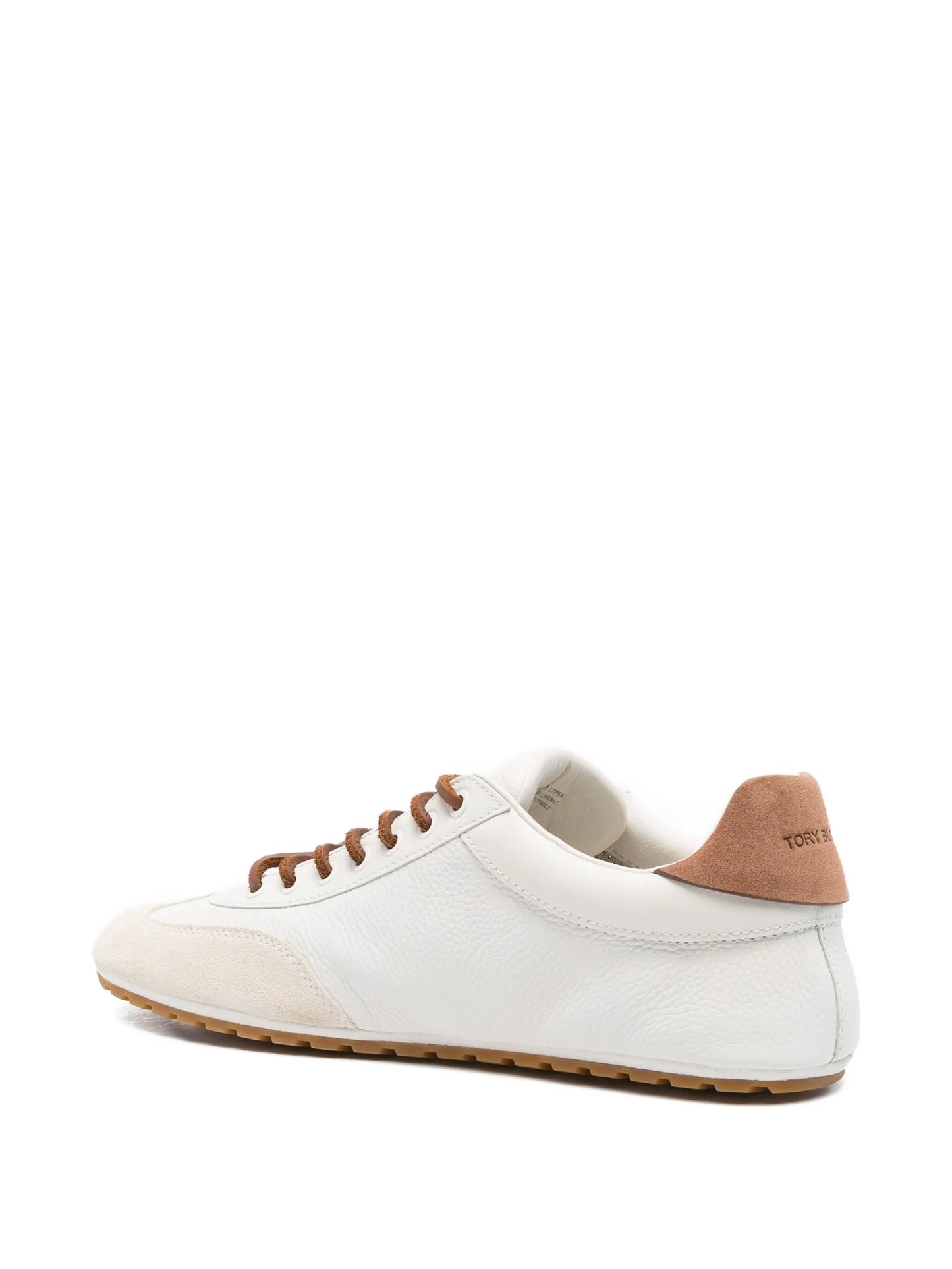 Travel leather perforated sneakers