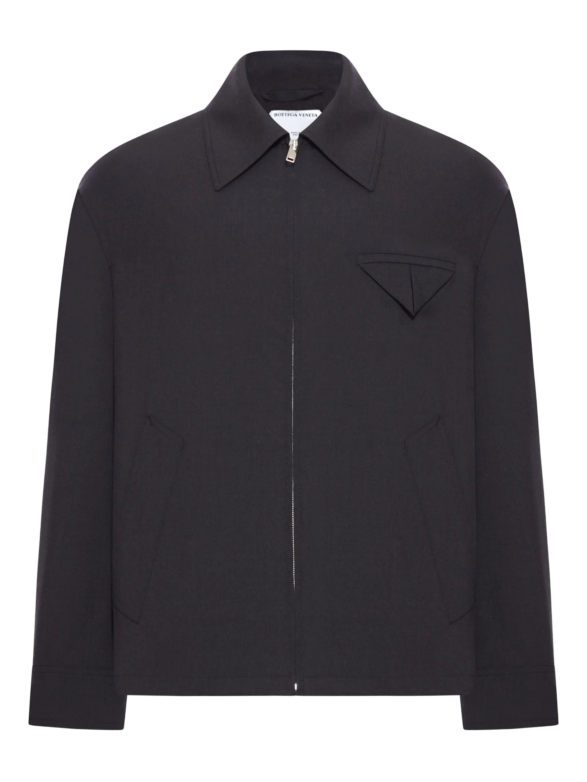 classic collar wool jacket