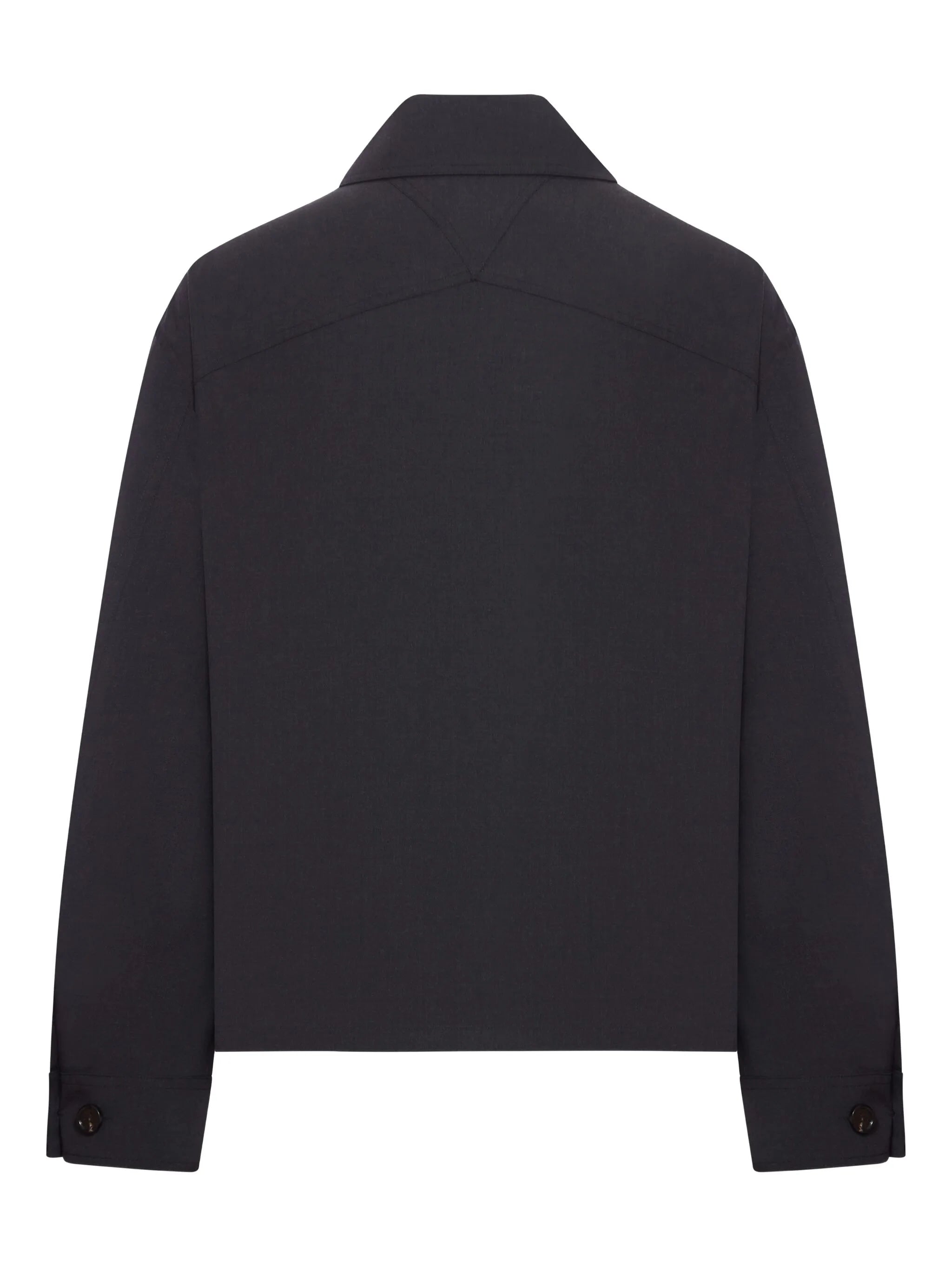 classic collar wool jacket