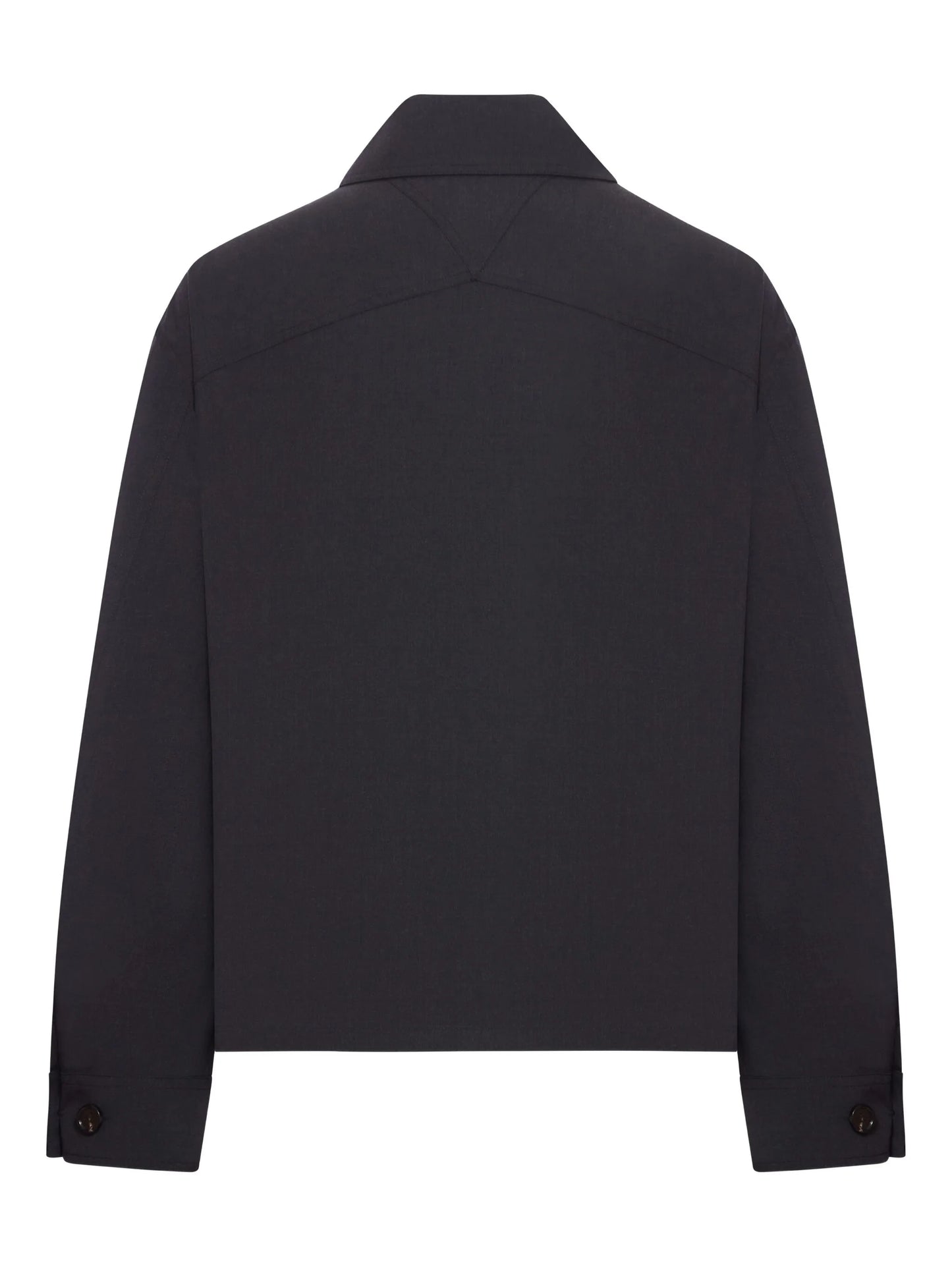 classic collar wool jacket