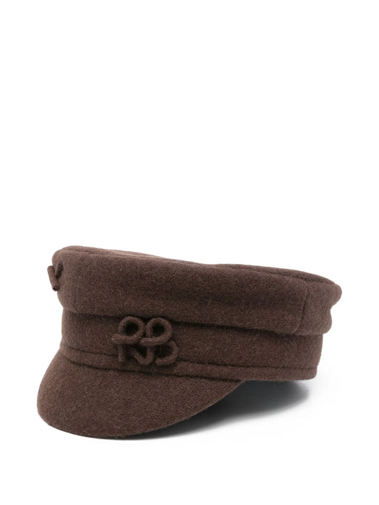 embroidered-logo beret
