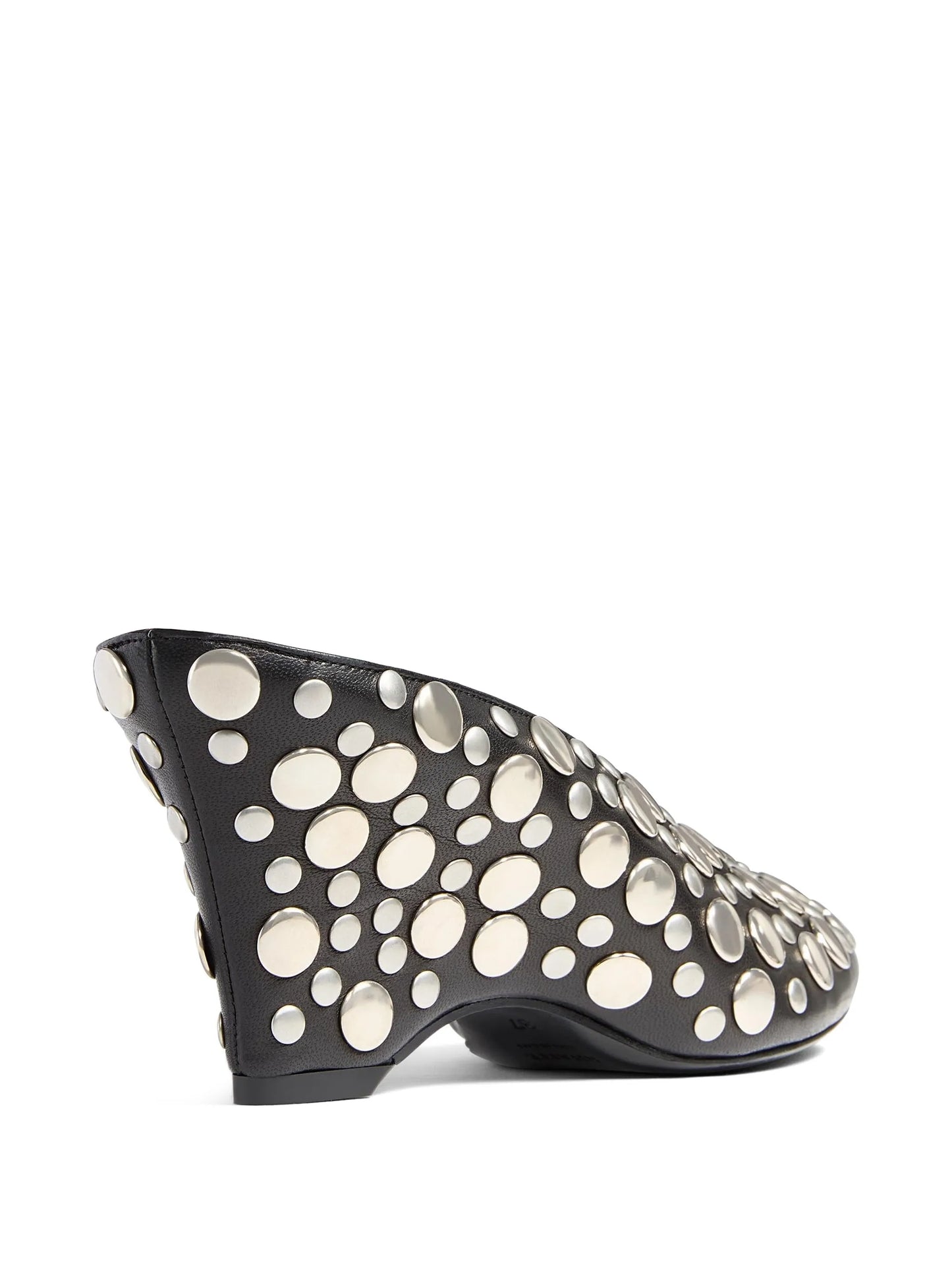 Cloak wedge mules