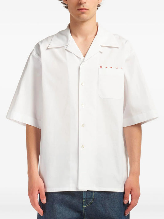 bowling short-sleeve cotton shirt