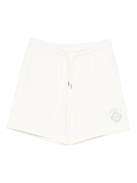 Smiley drawstring shorts