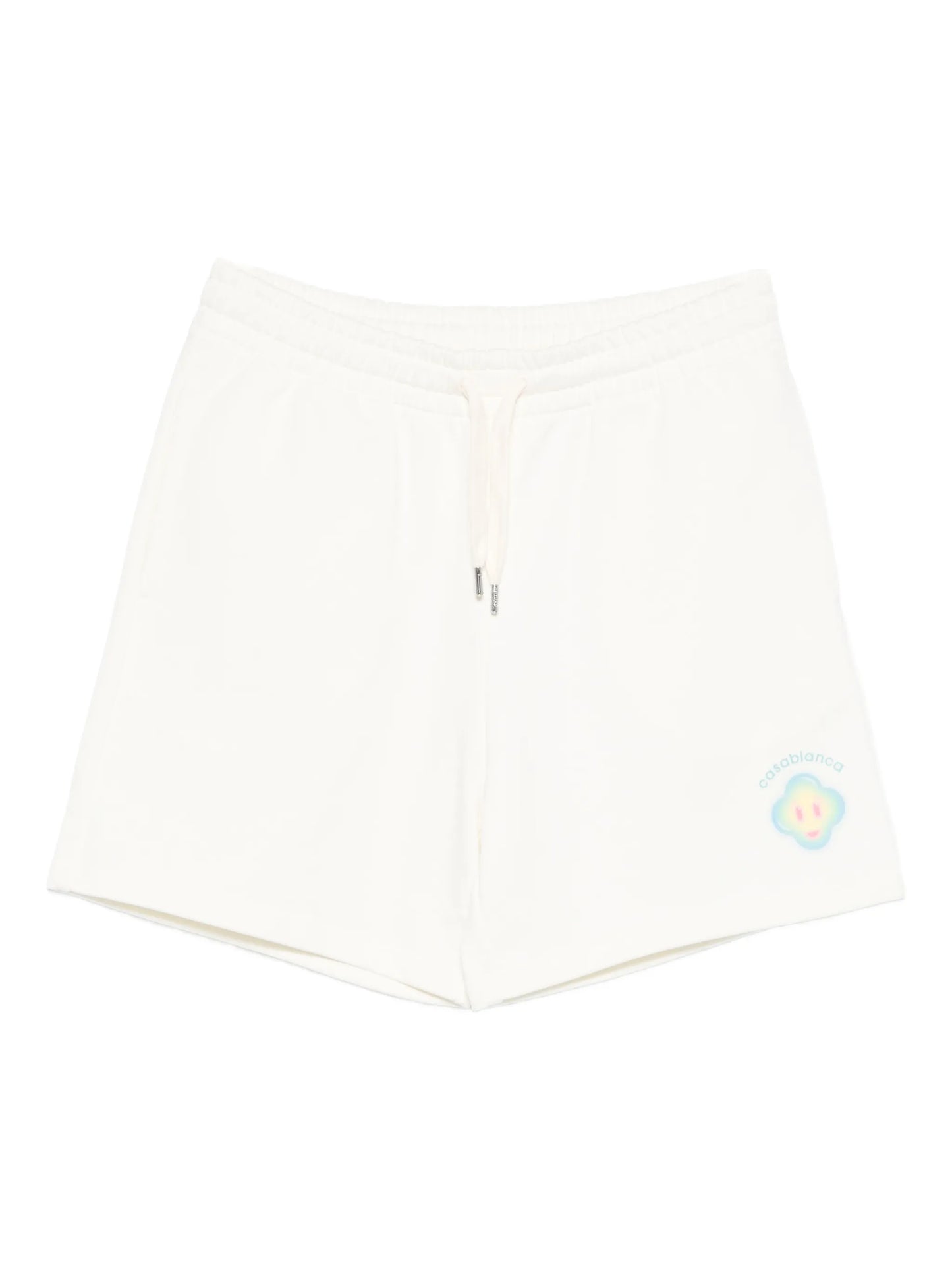Airbrush Smiley drawstring shorts
