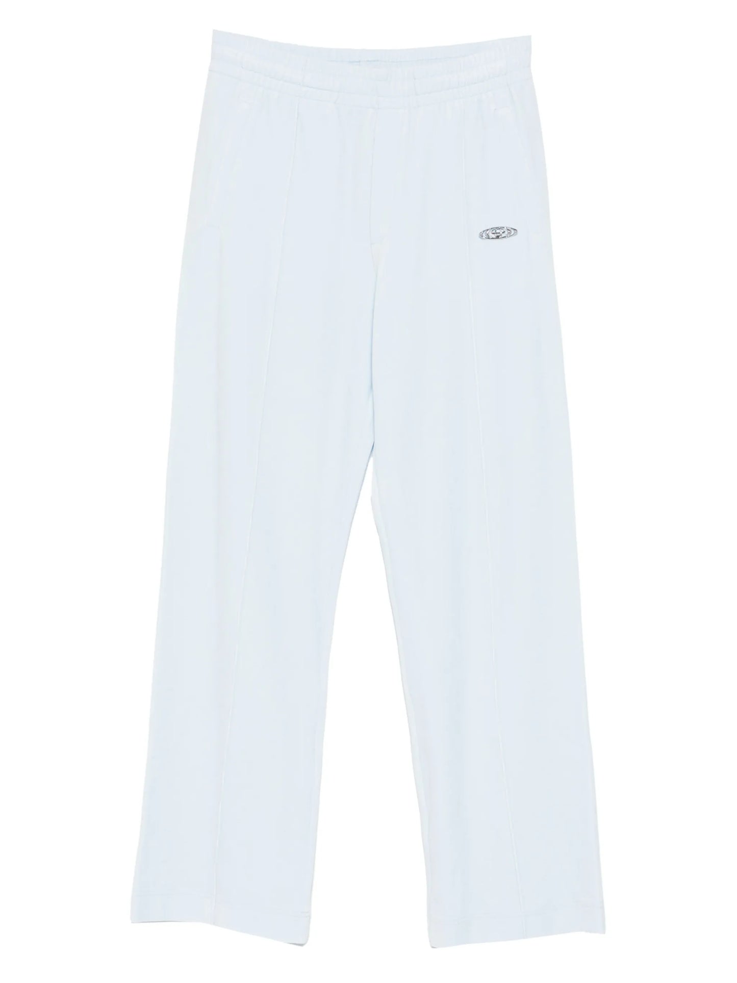 velour logo-plaque track pants