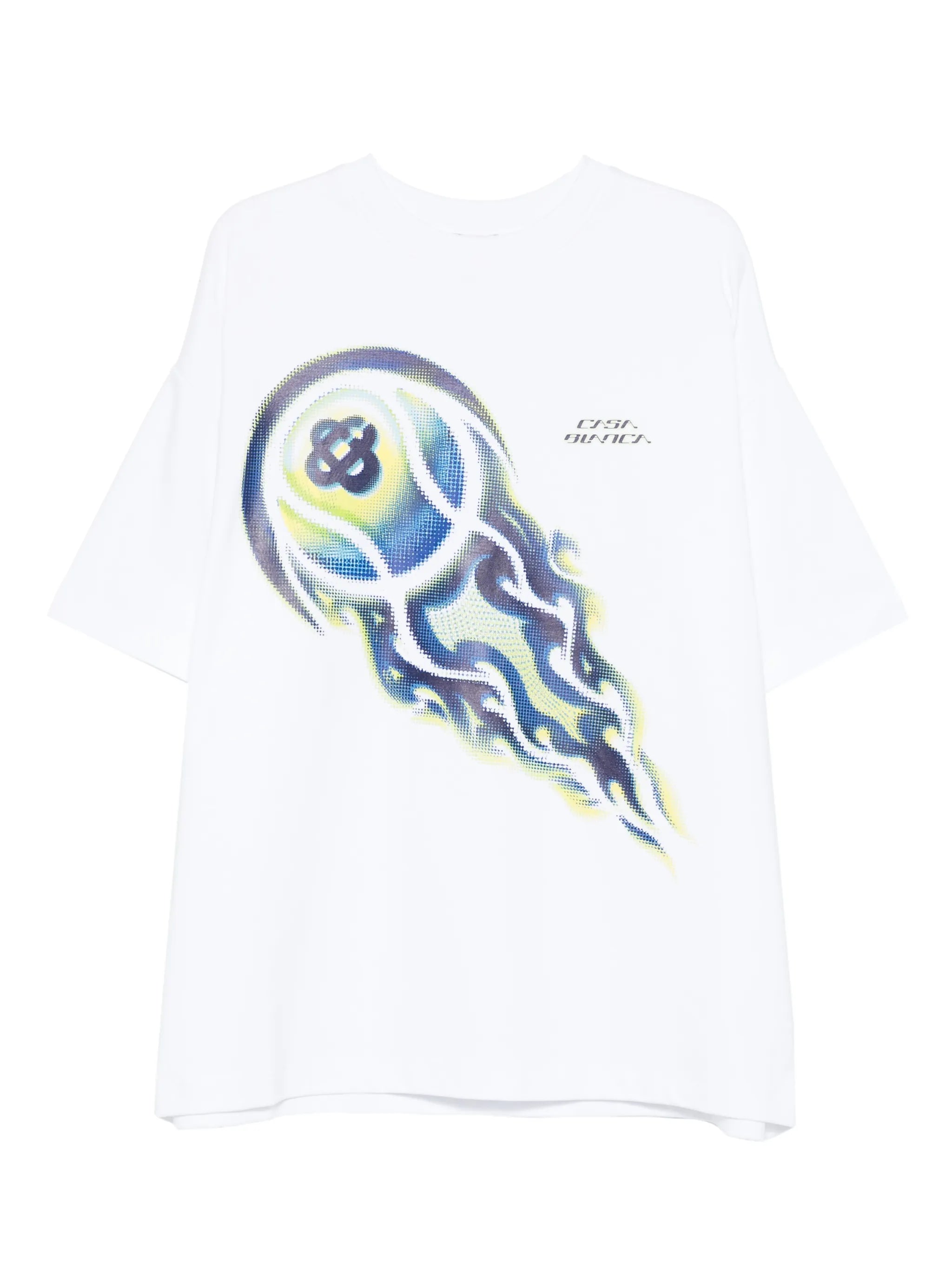 Flaming Tennis Ball short sleeve T-shirt