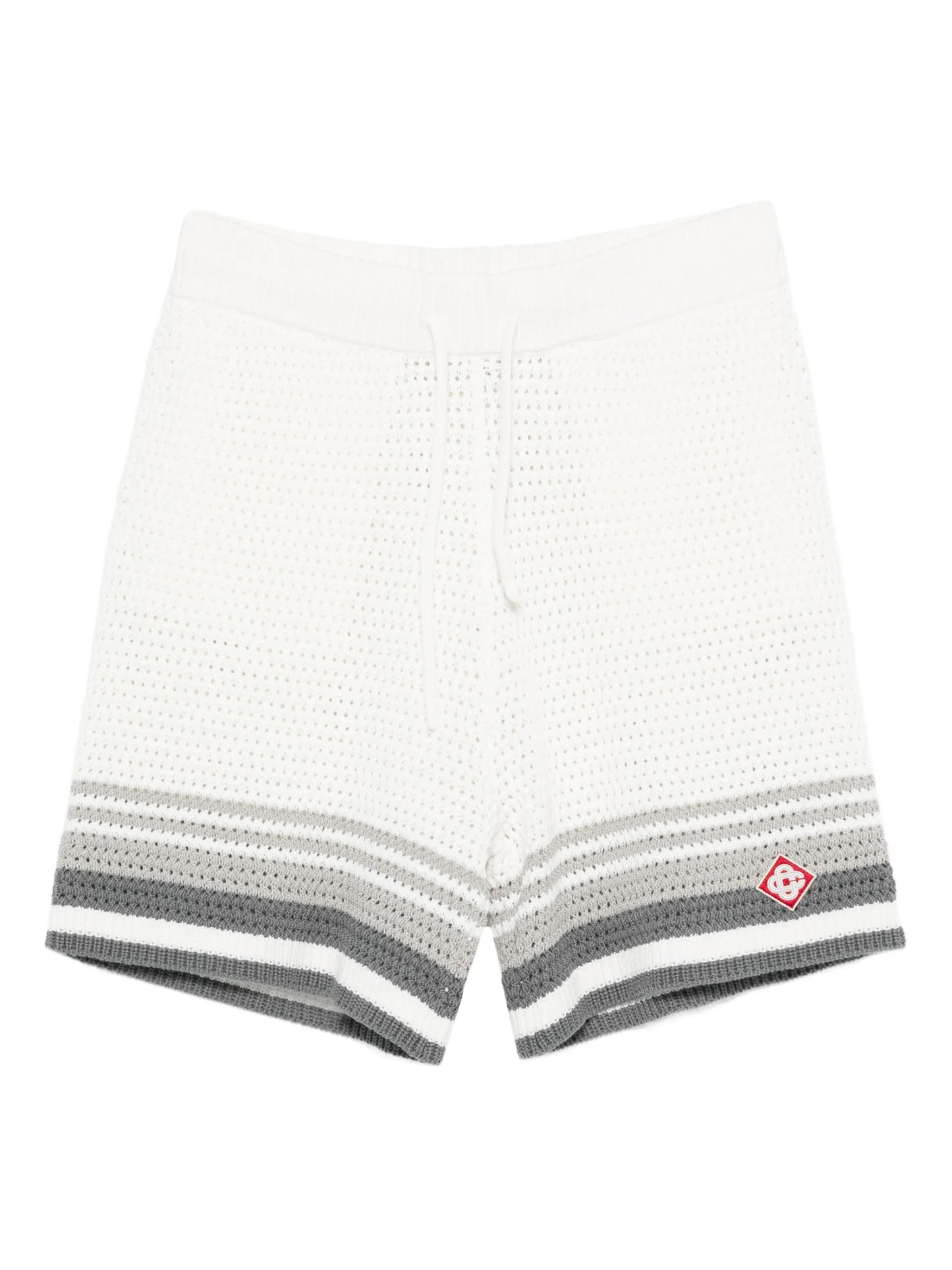 crochet striped shorts