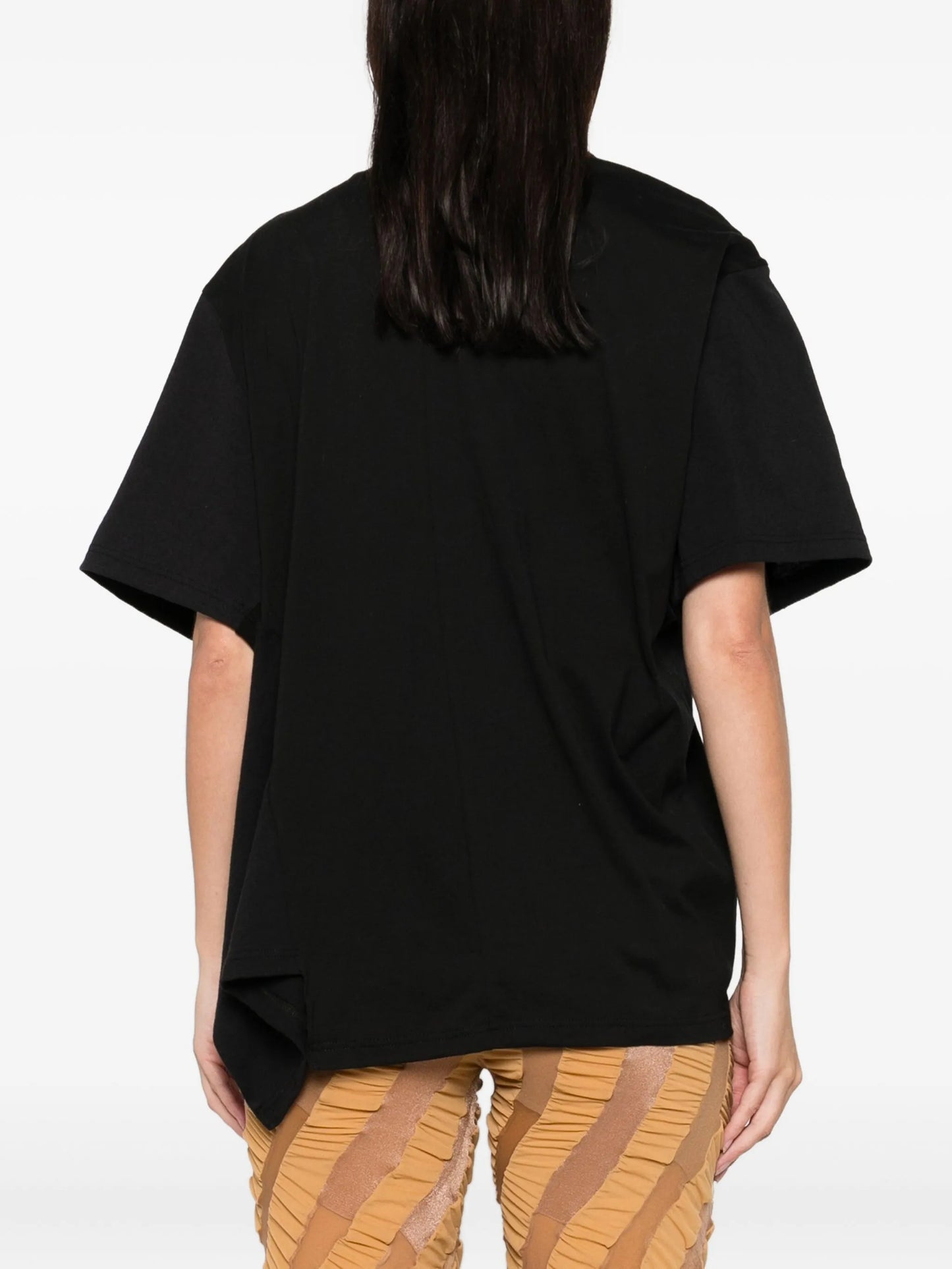 knot-detail crew-neck T-shirt