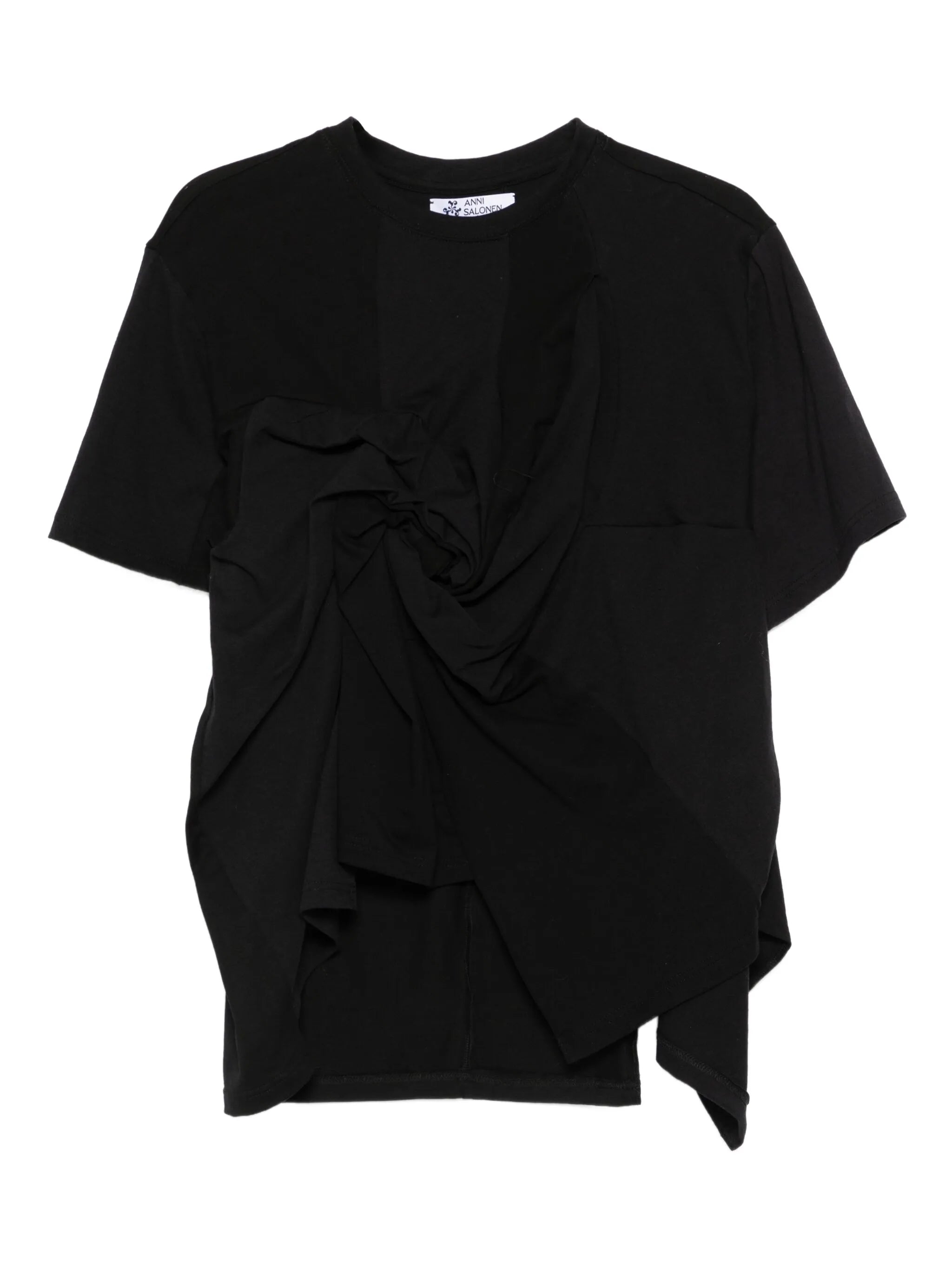 knot-detail crew-neck T-shirt