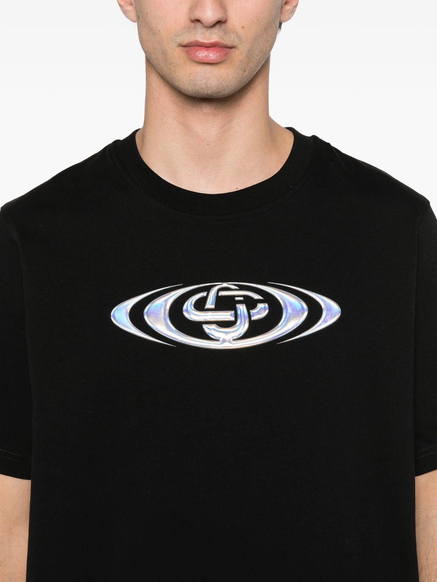 warped-logo classic T-shirt