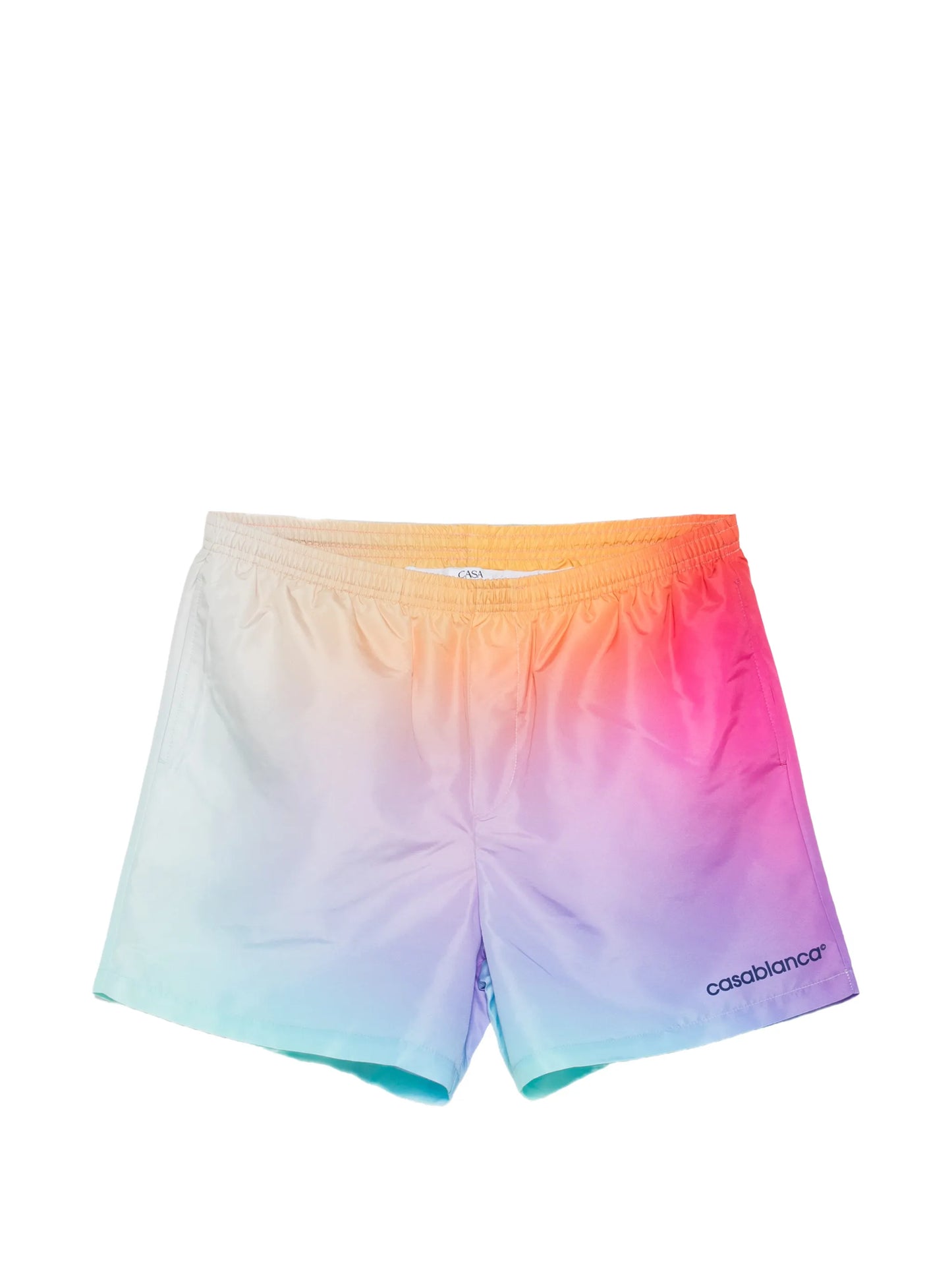 gradient printed swim shorts