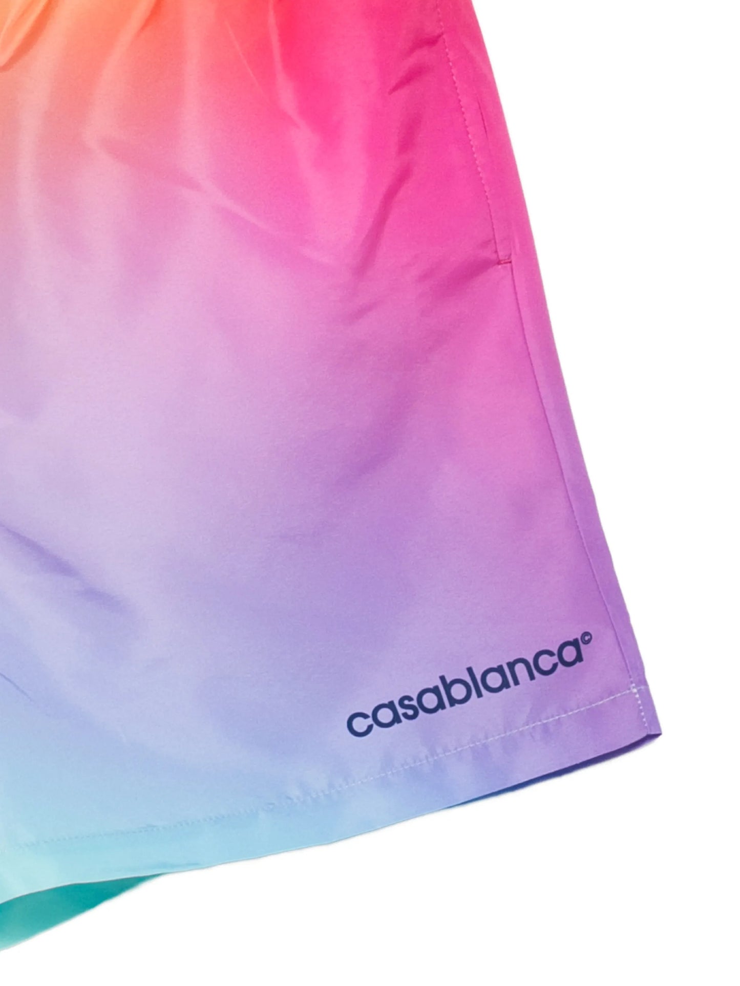 gradient printed swim shorts