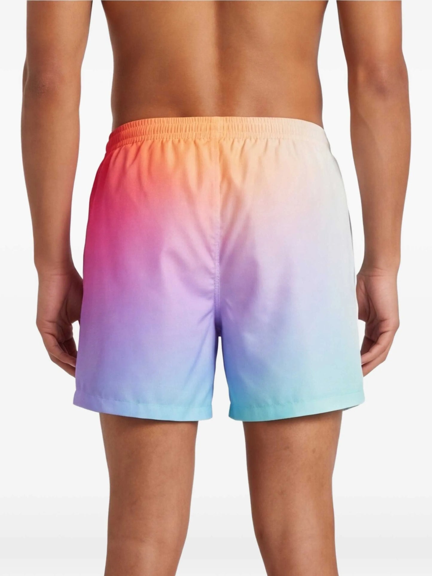 gradient printed swim shorts