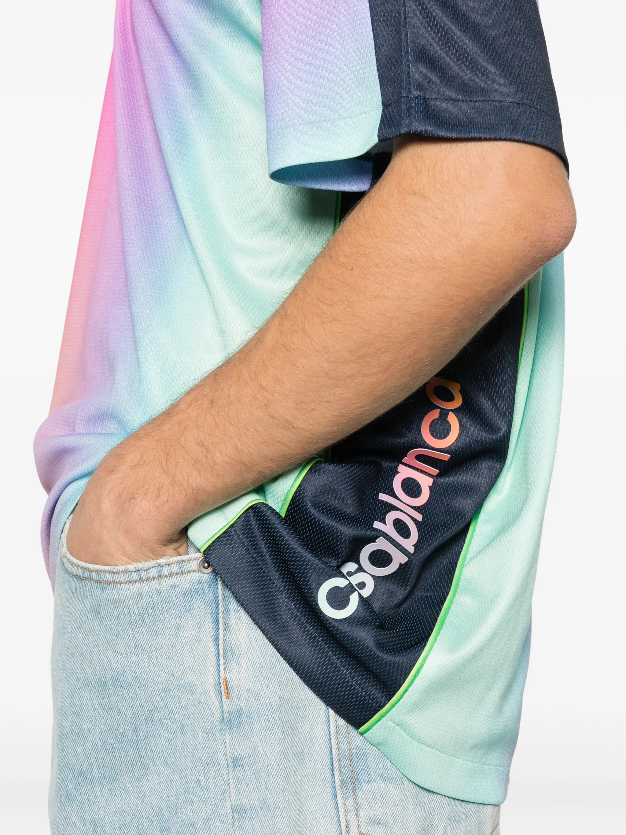 Glass Gradient short sleeve football shirt