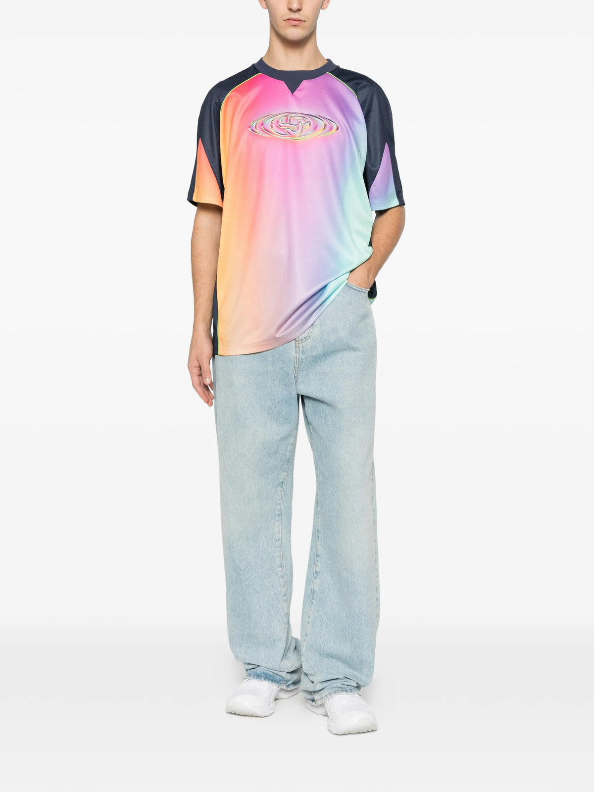 Glass Gradient short sleeve football shirt