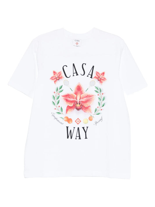 Orchid graphic classic T-shirt