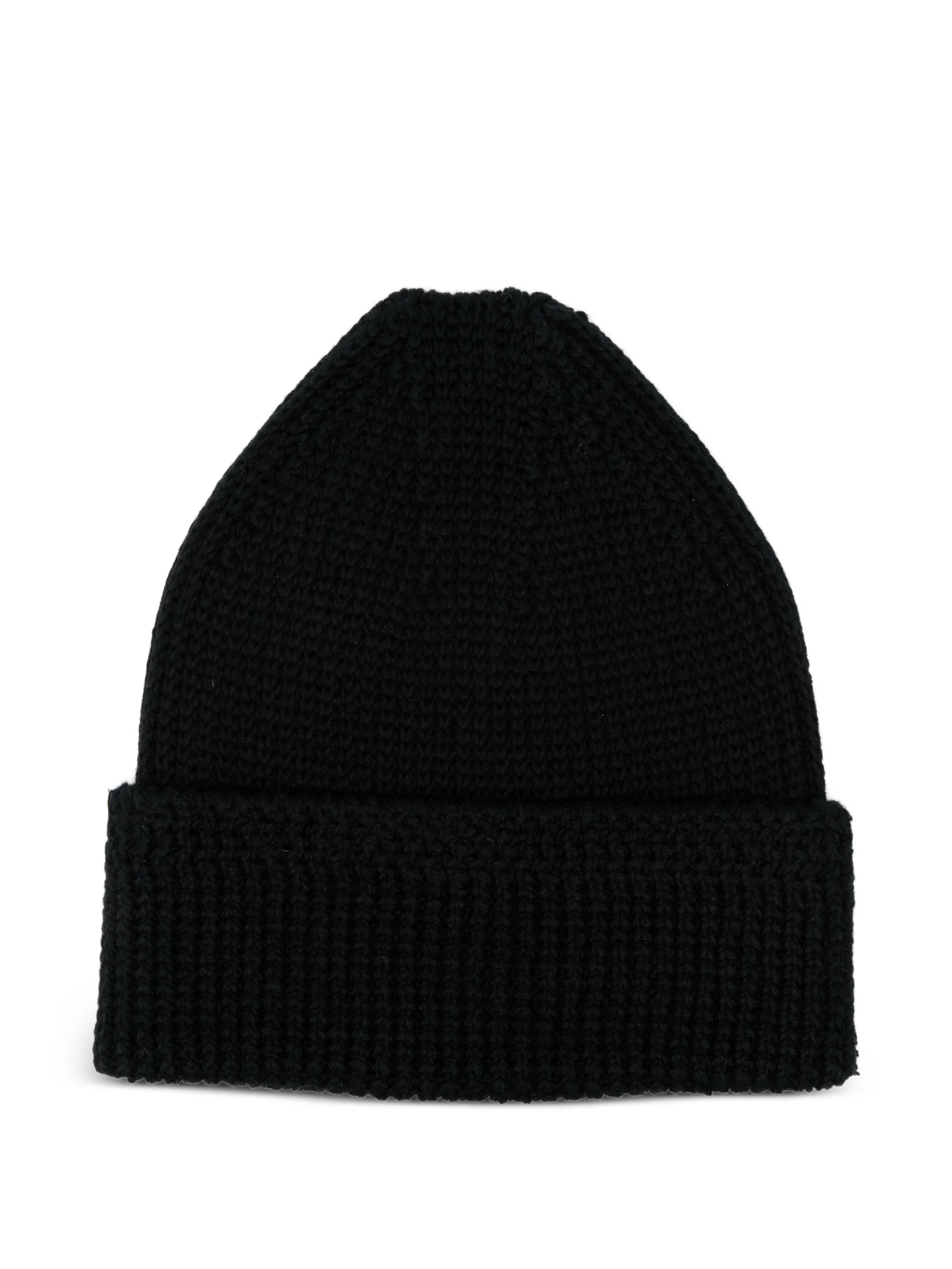 label-detail beanie
