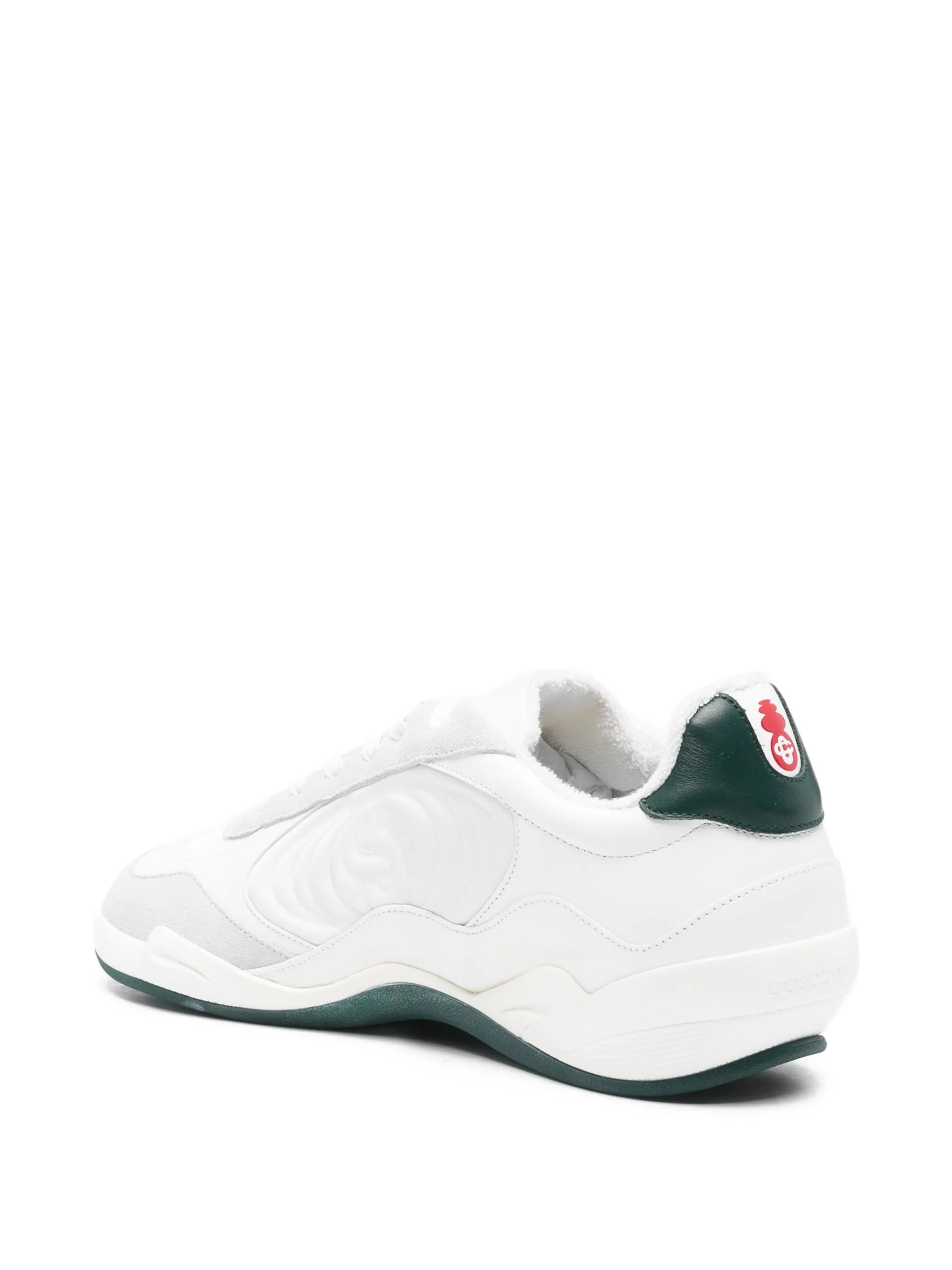 logo-detail lace-up sneakers