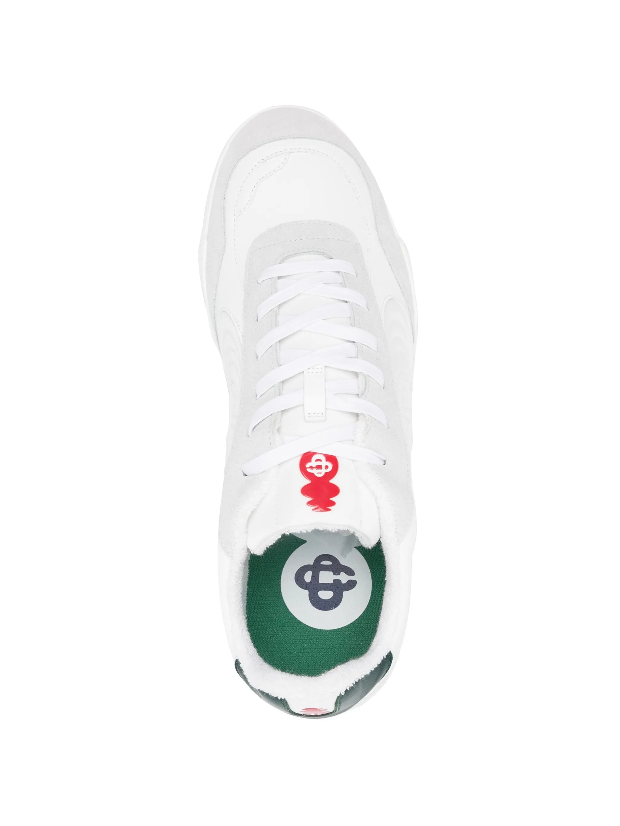 logo-detail lace-up sneakers