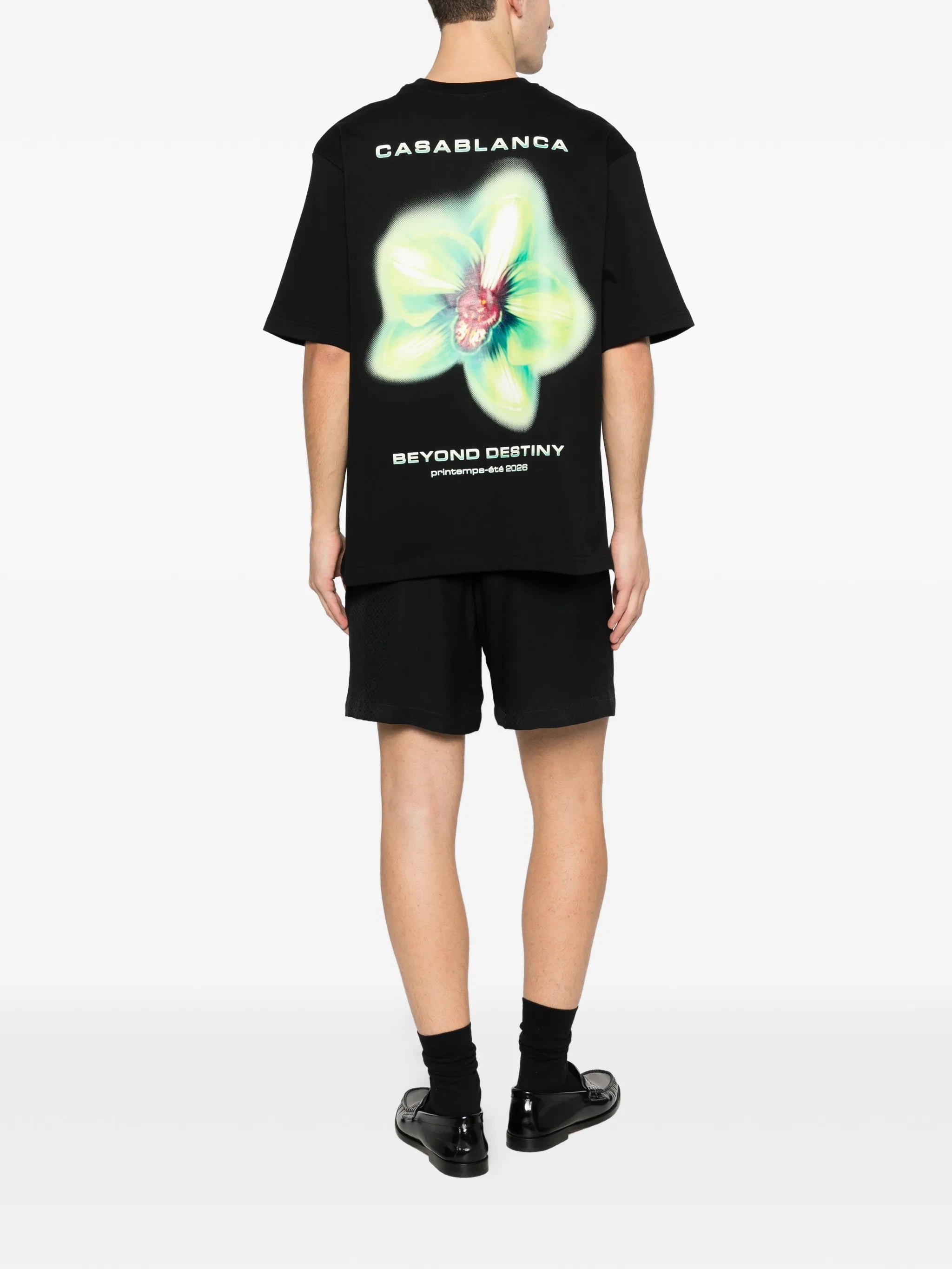 Glitch Orchid oversized T-shirt