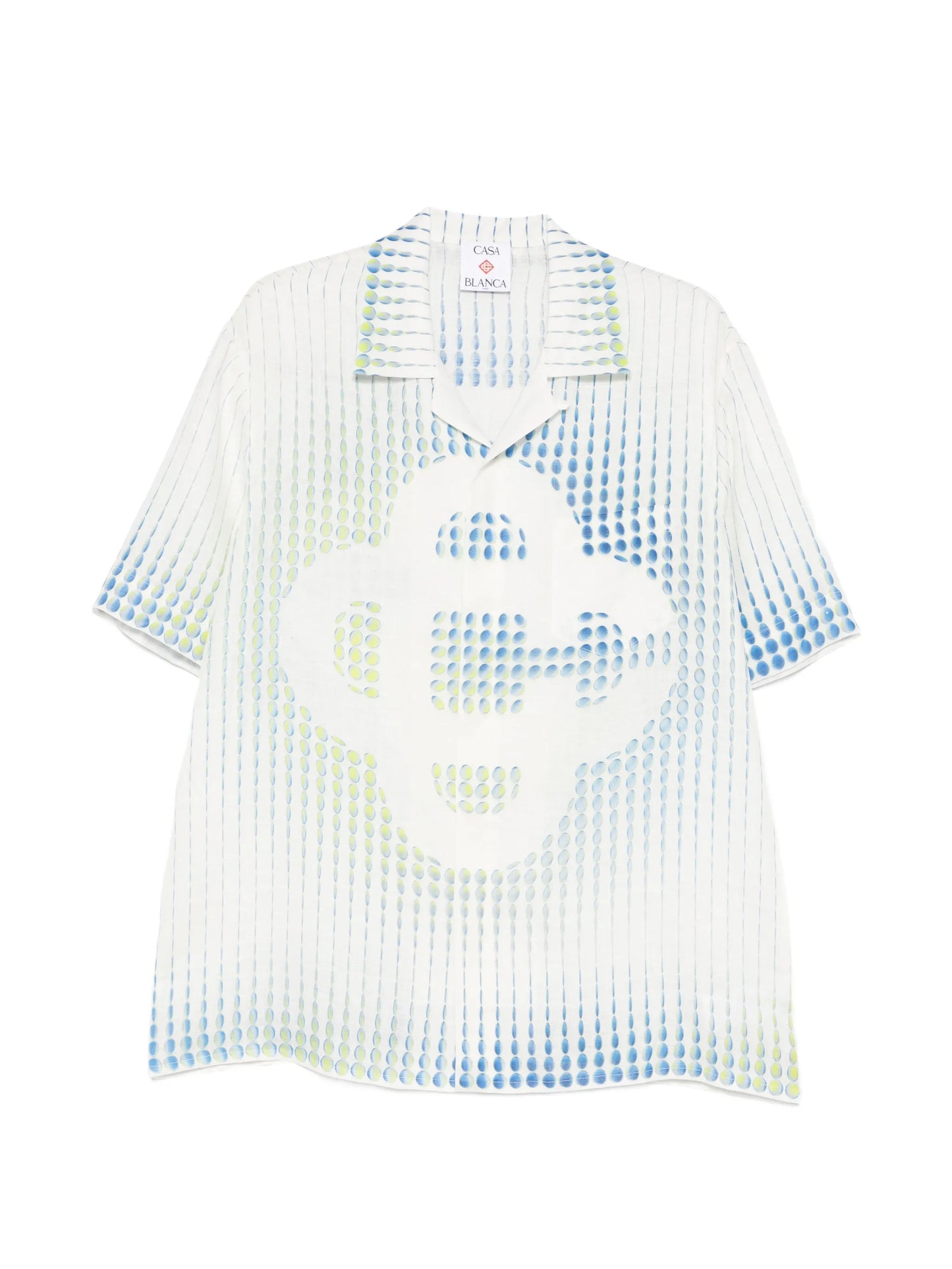 x Martin Naumann dots cuban-collar graphic shirt