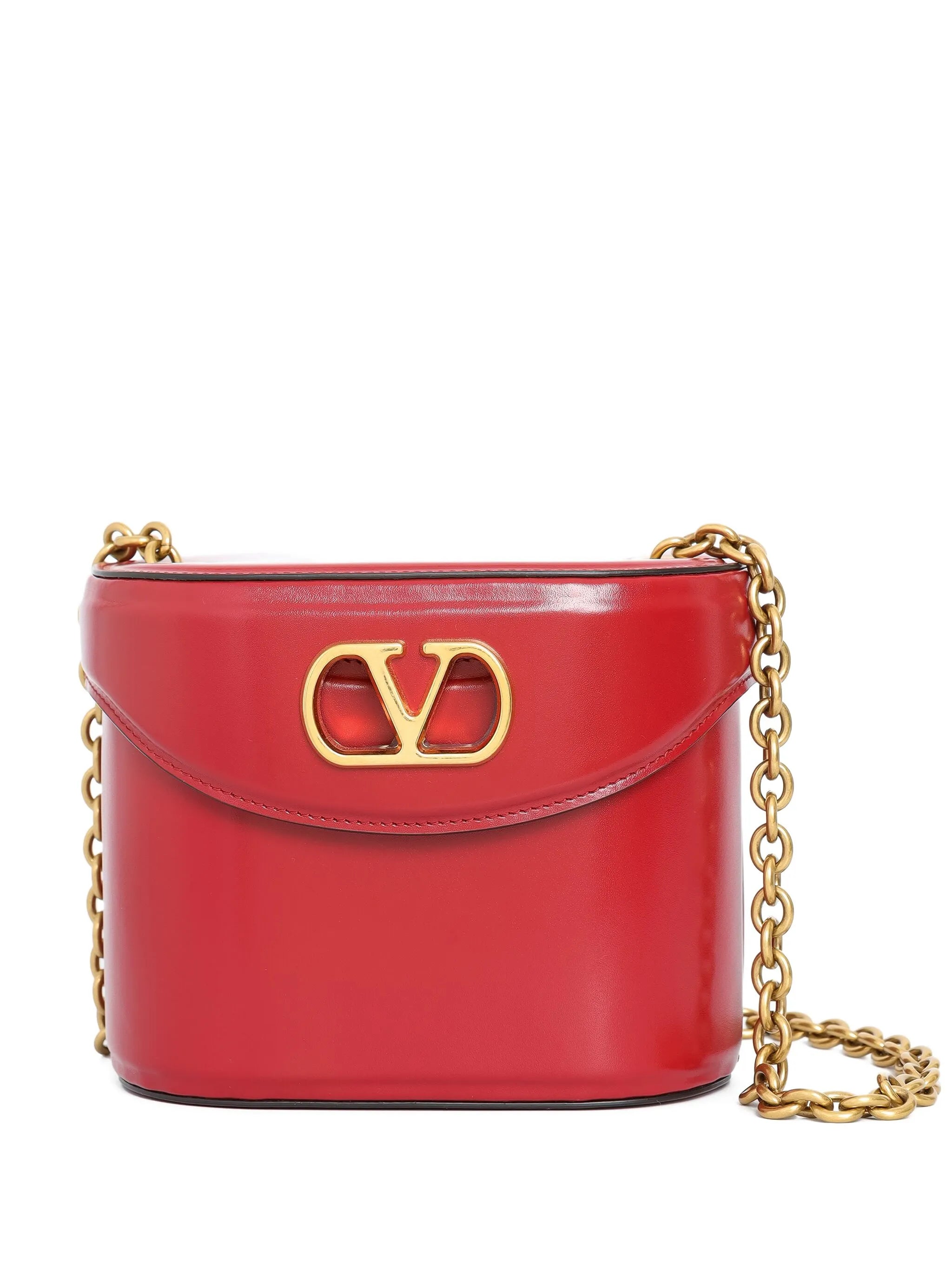 V-logo chain mini bag