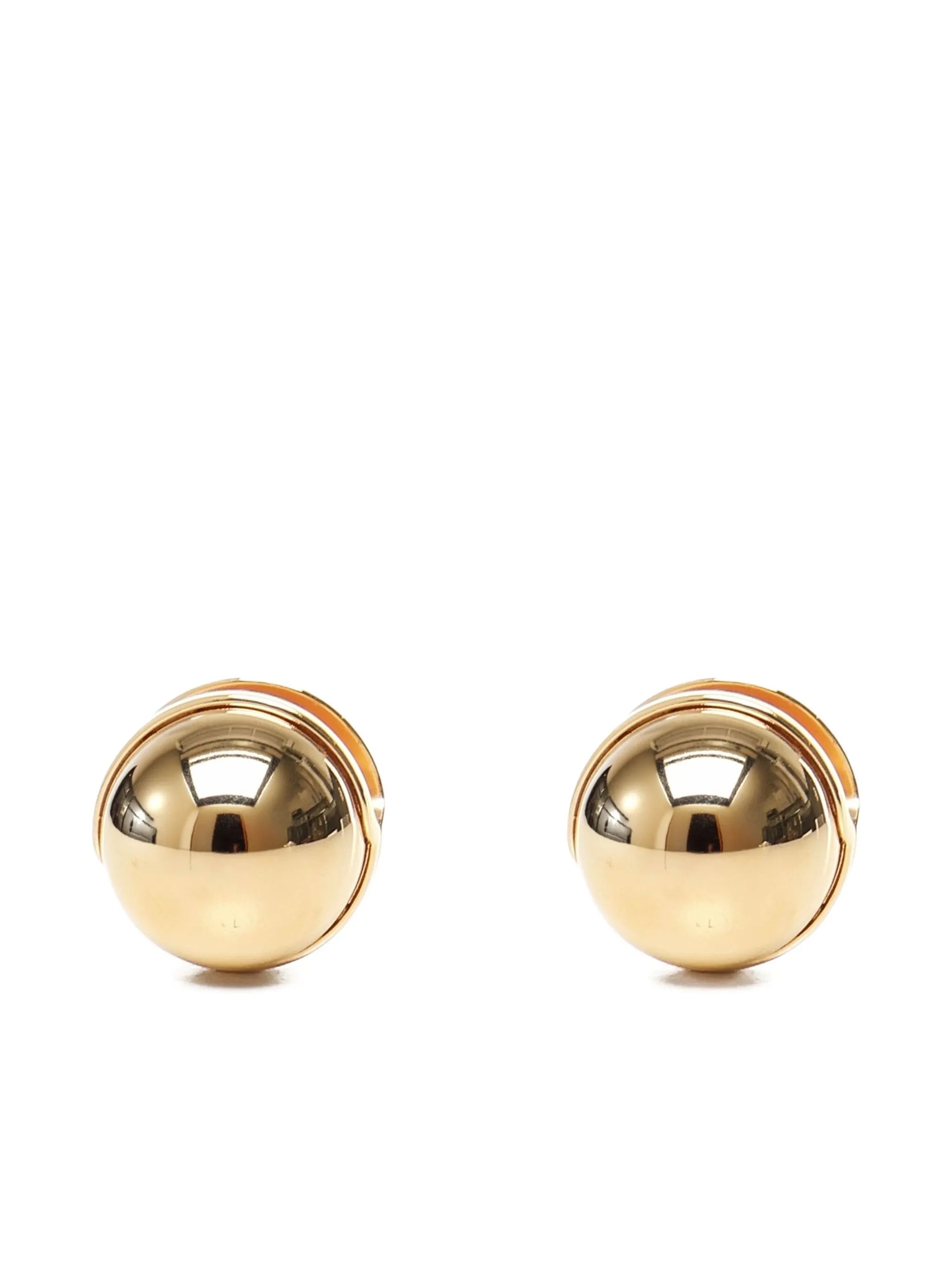 sphere-shaped earrings