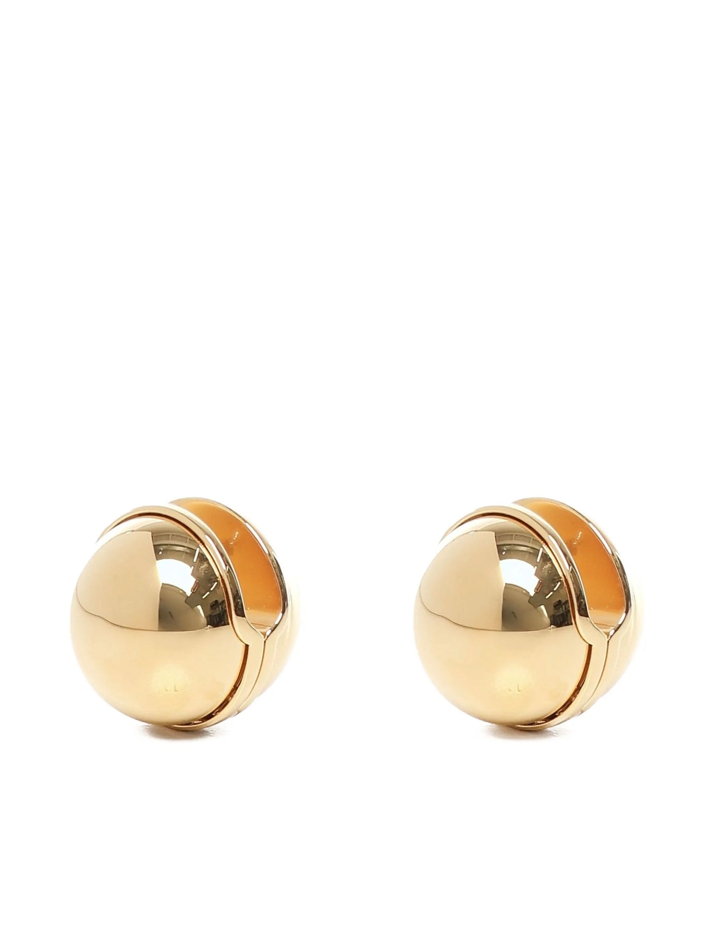 sphere-shaped earrings
