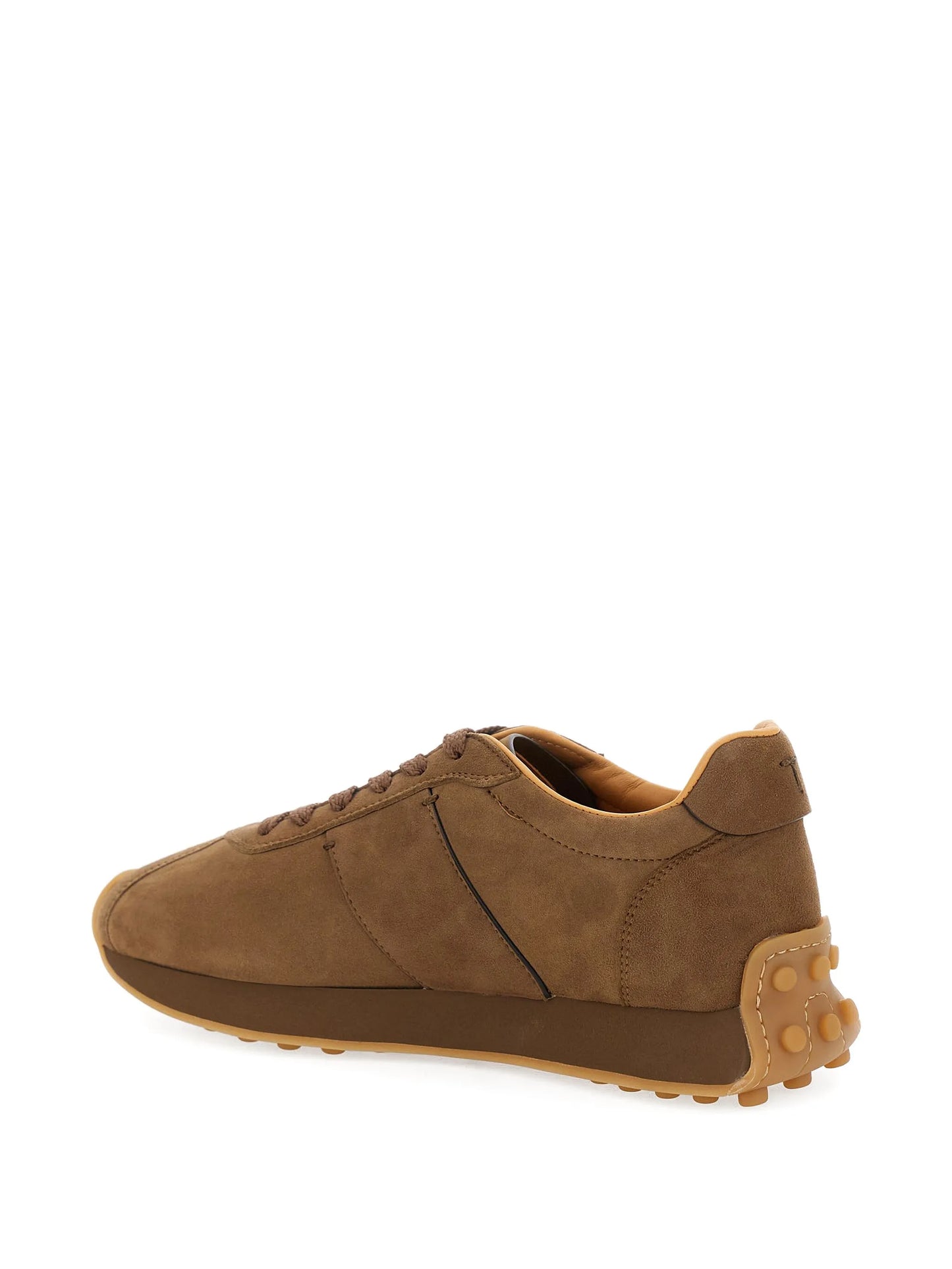 suede lace-up sneakers