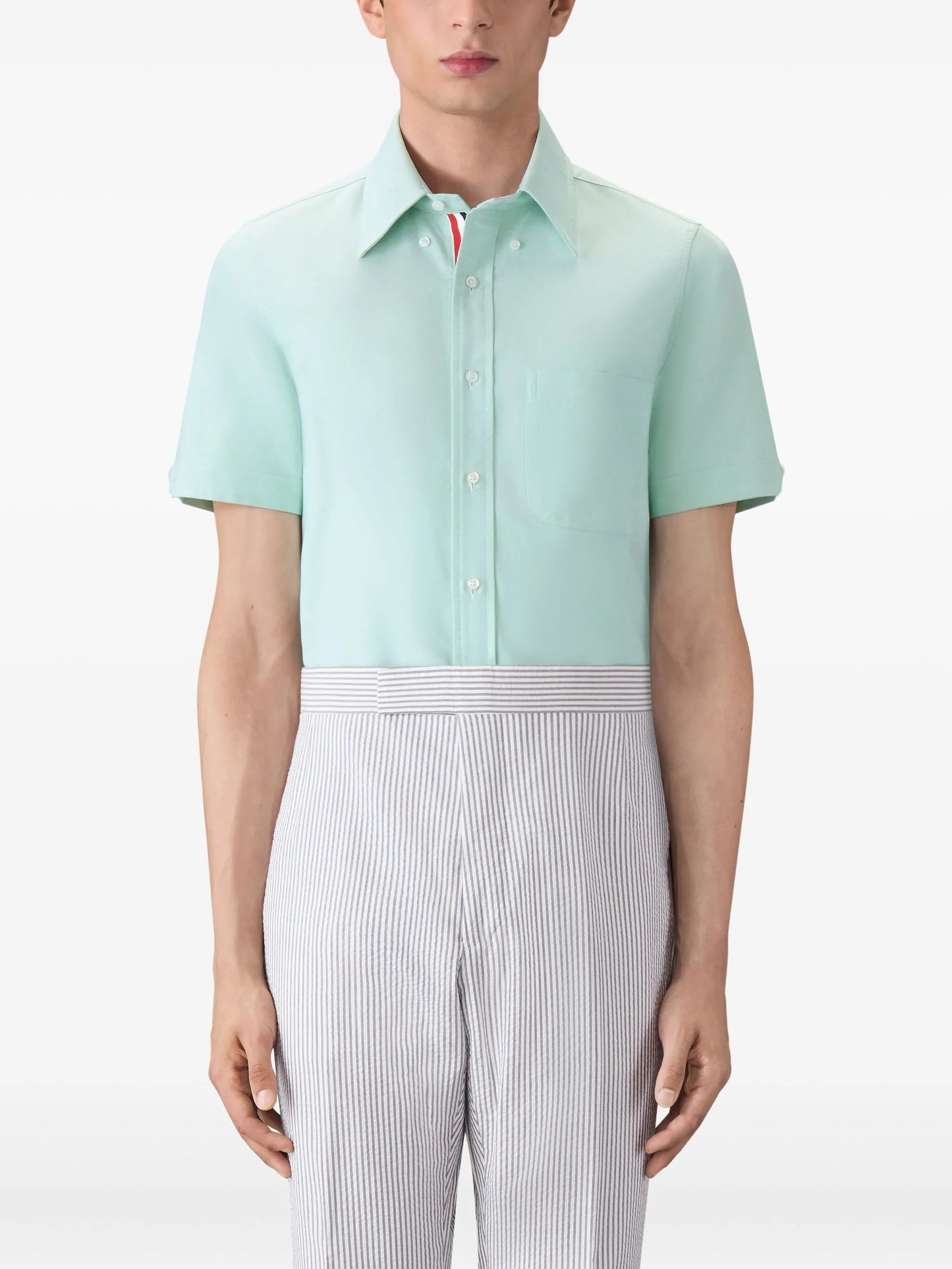patch-pocket short-sleeve shirt