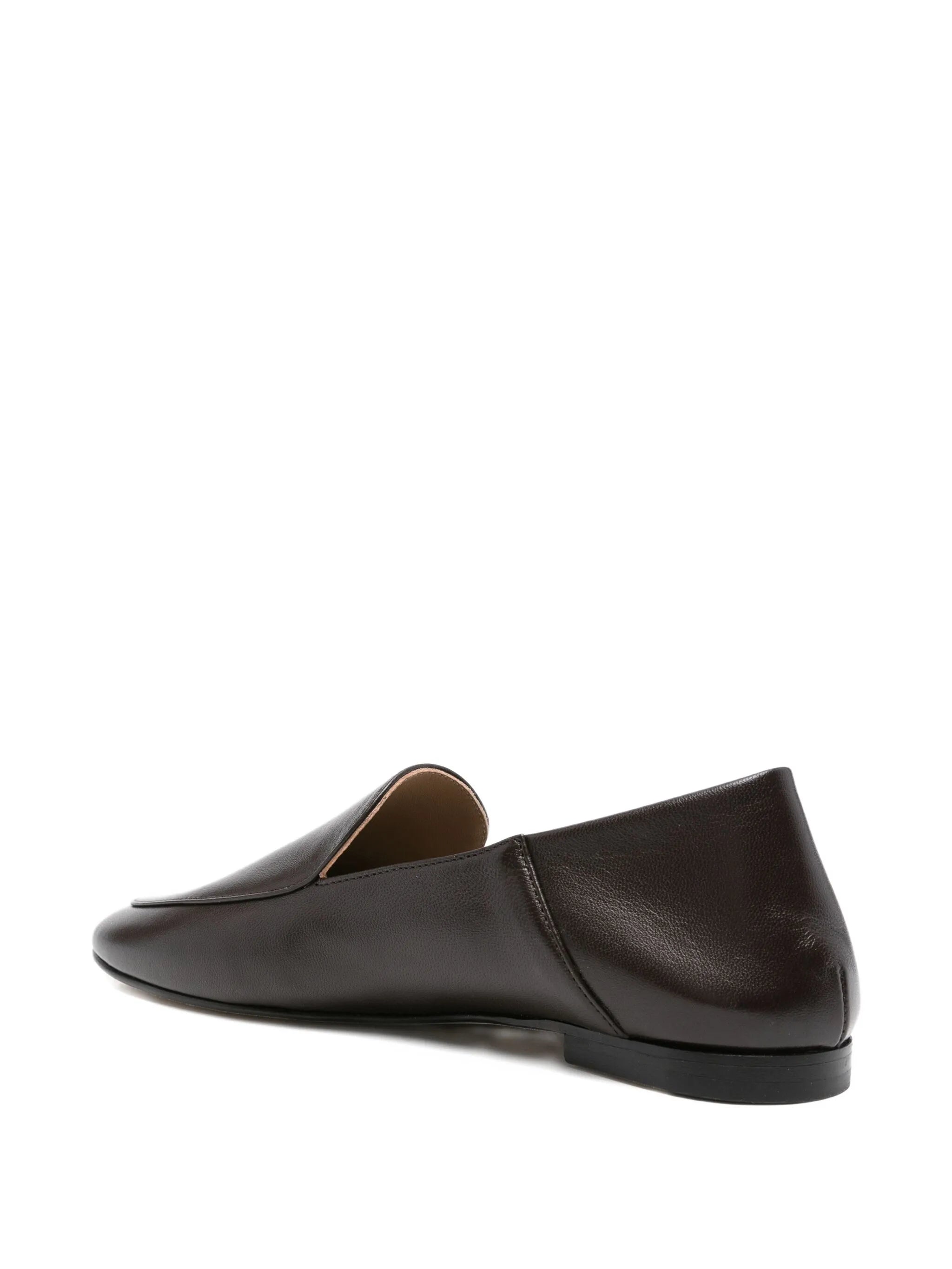 Gio pointed-toe leather loafers