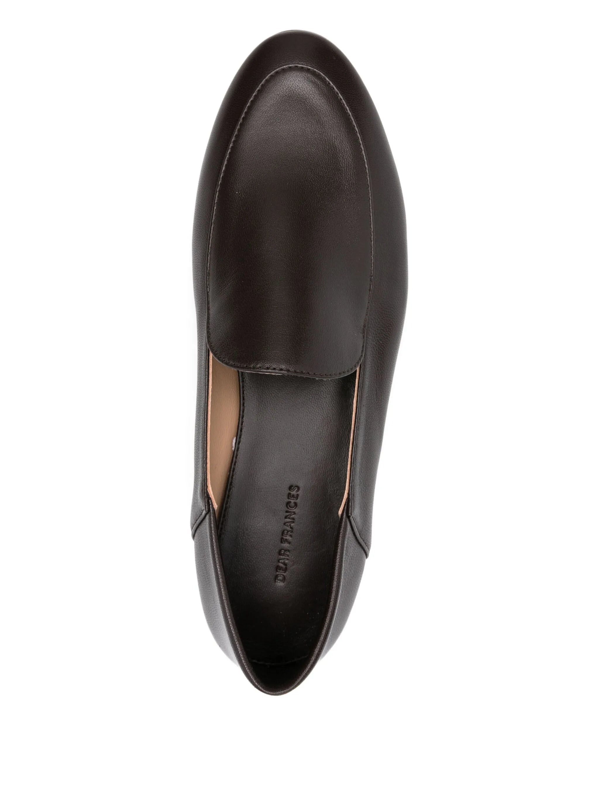 Gio pointed-toe leather loafers