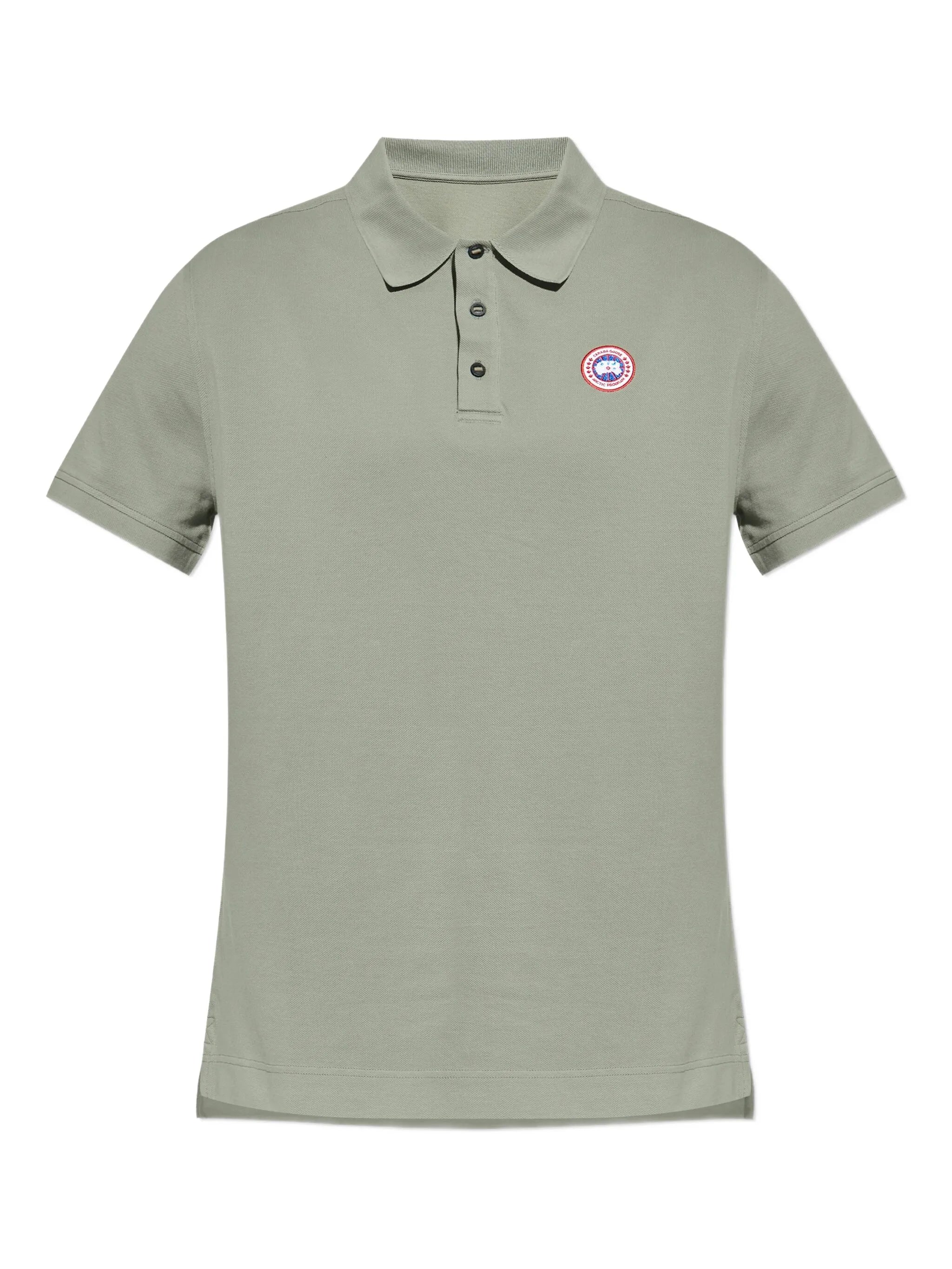 logo-patch polo shirt