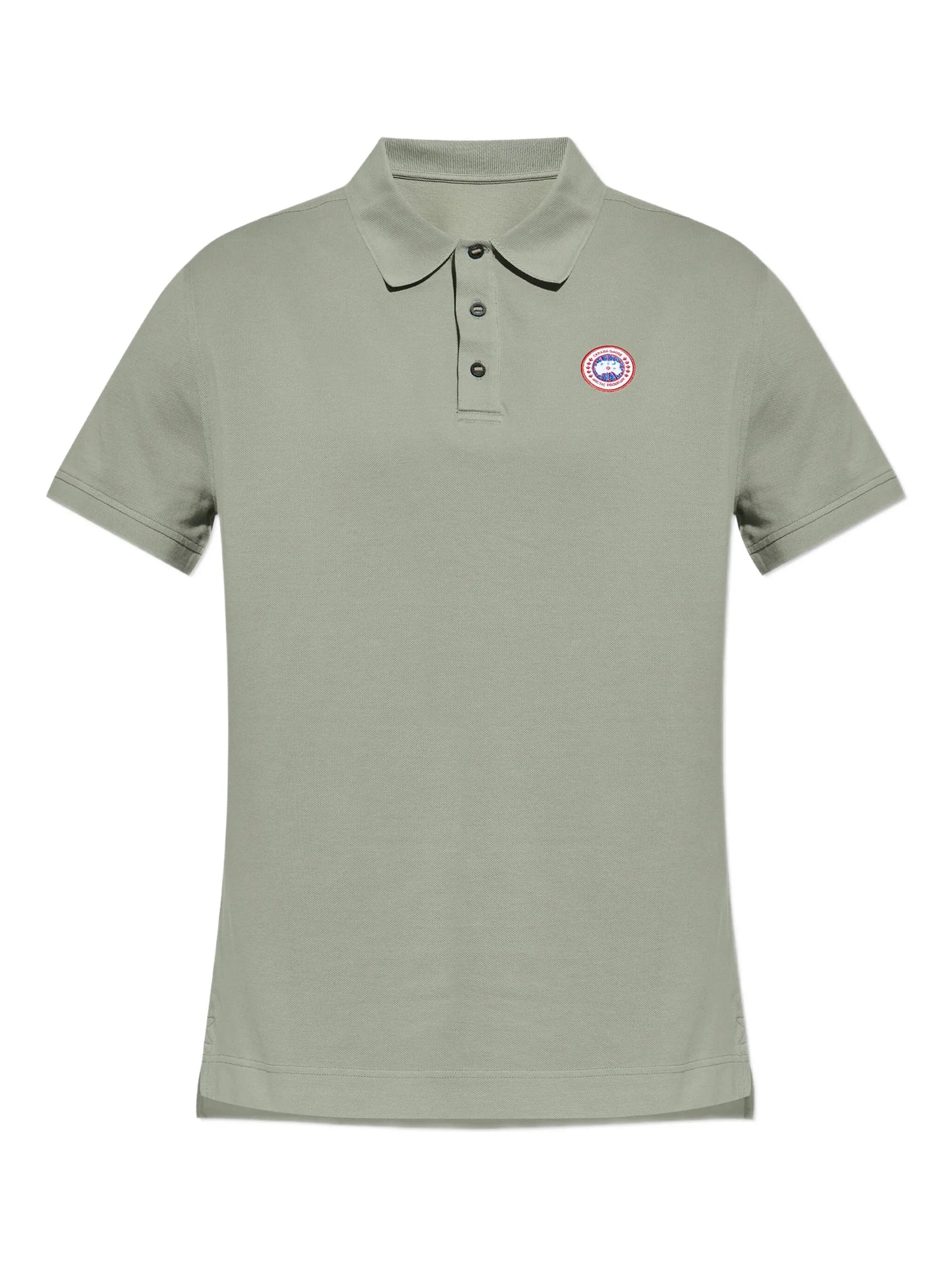 logo-patch polo shirt