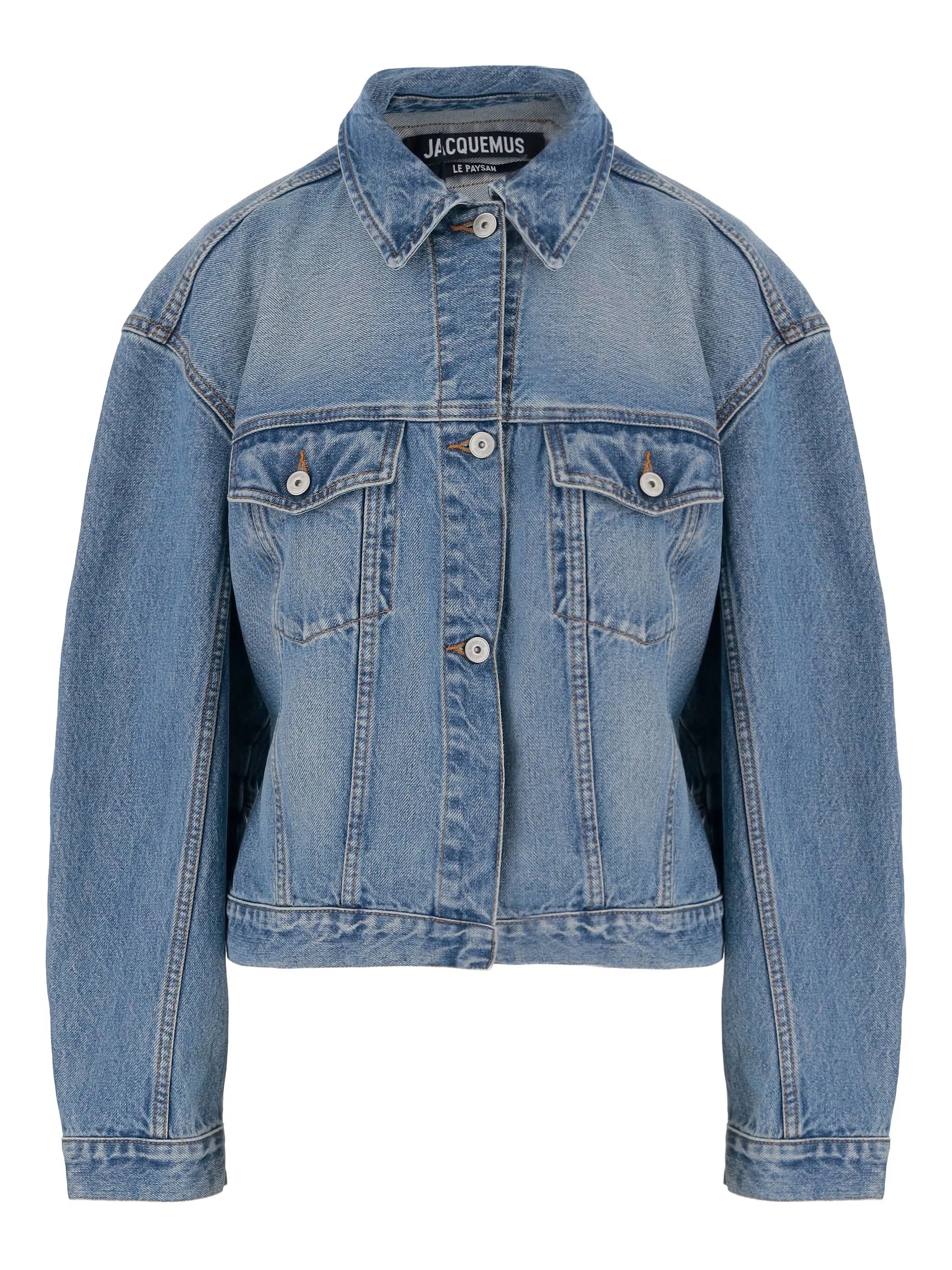 belted denim jacket