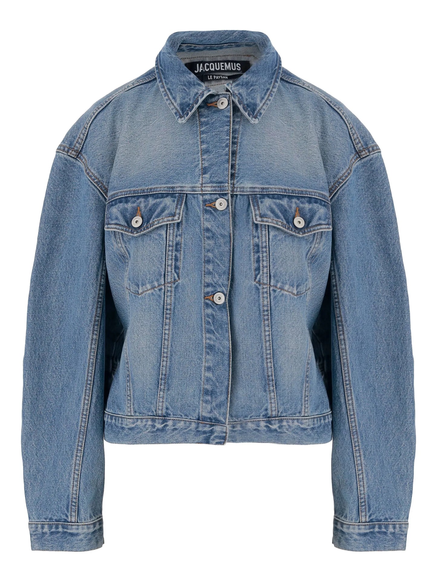 belted denim jacket