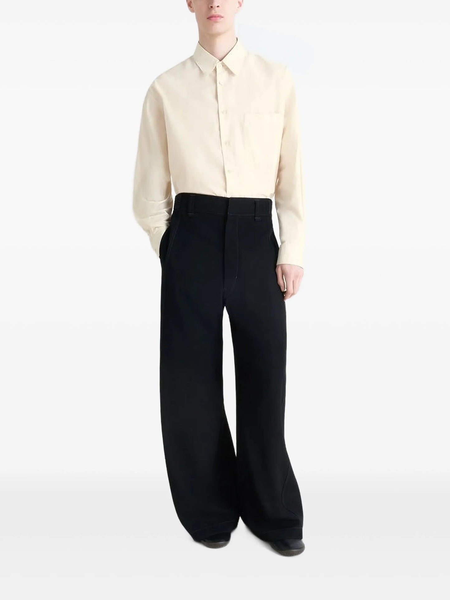 long-sleeve pocket shirt