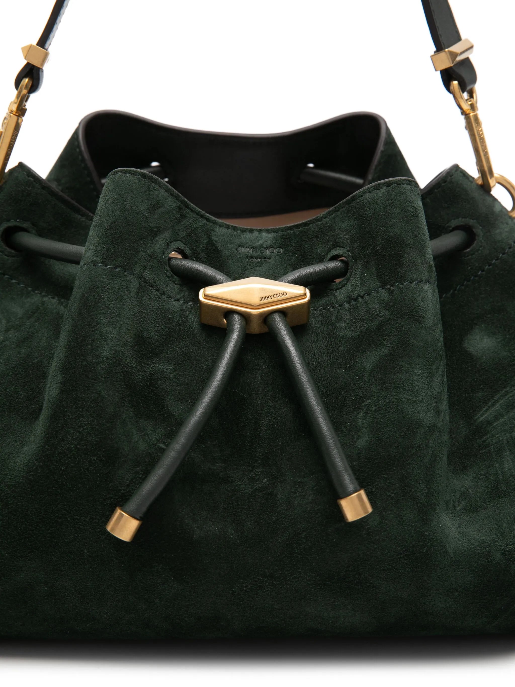 Bon Bon suede bucket bag