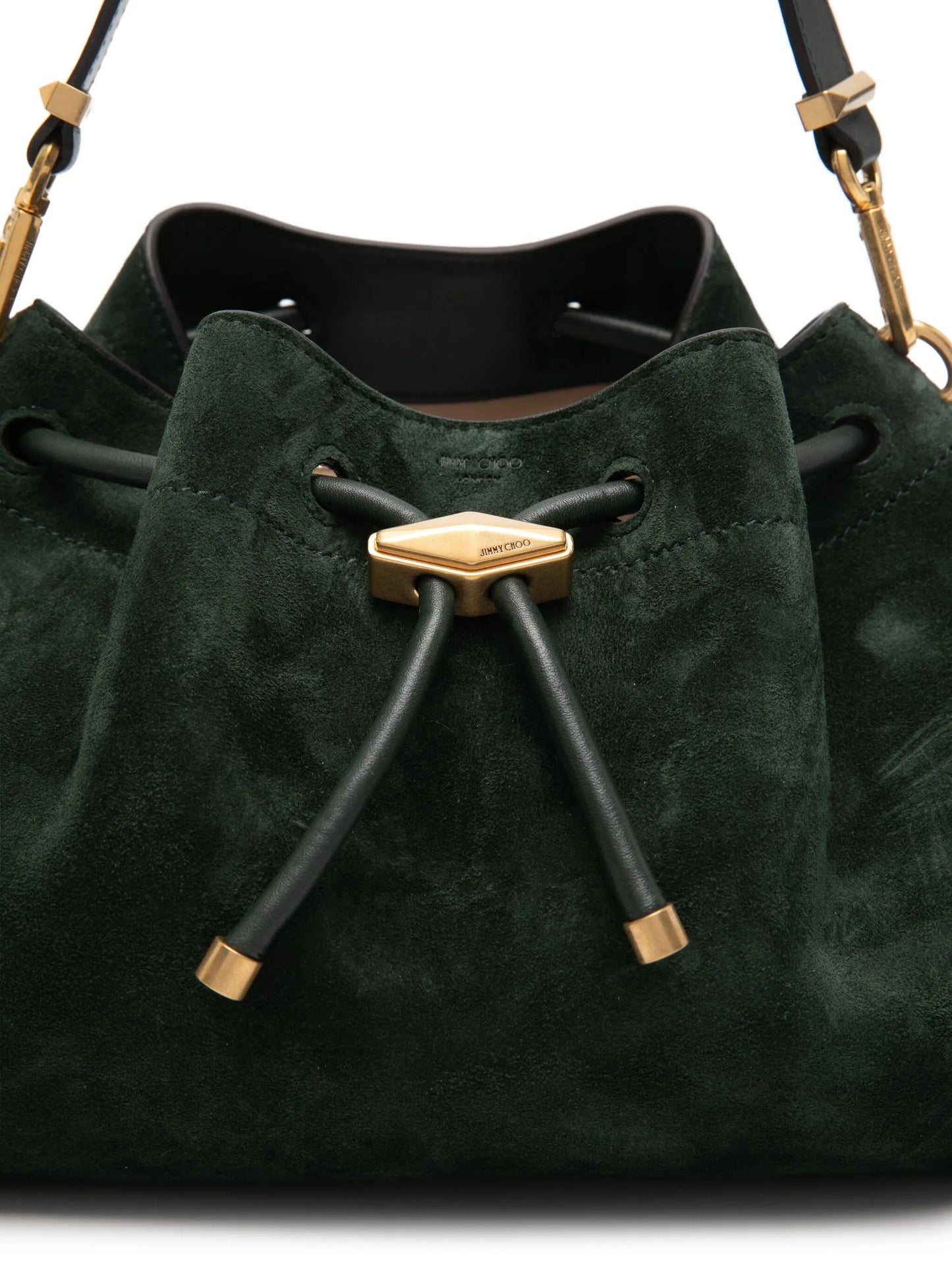 Bon Bon suede bucket bag
