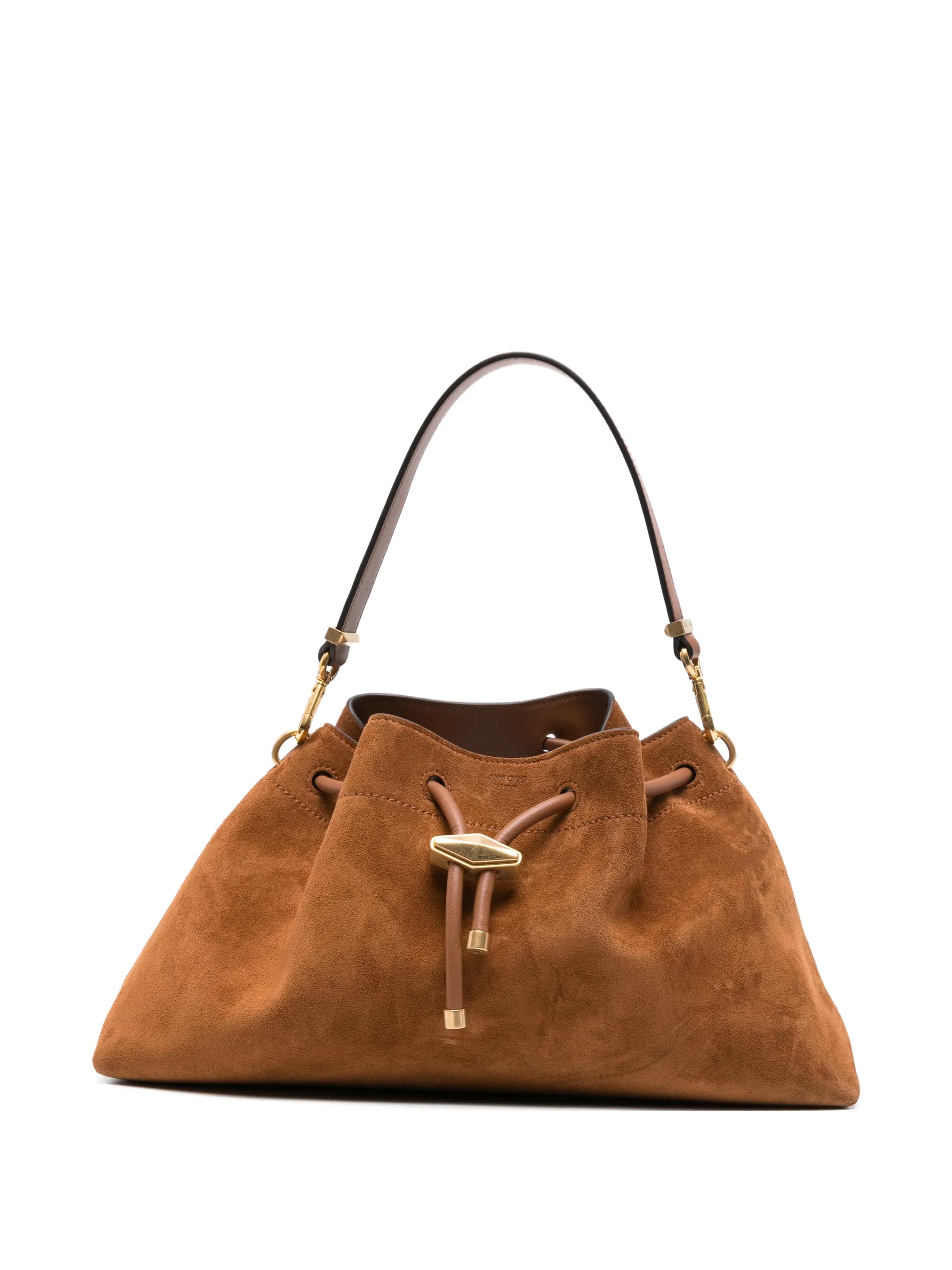 Bon Bon suede bucket bag