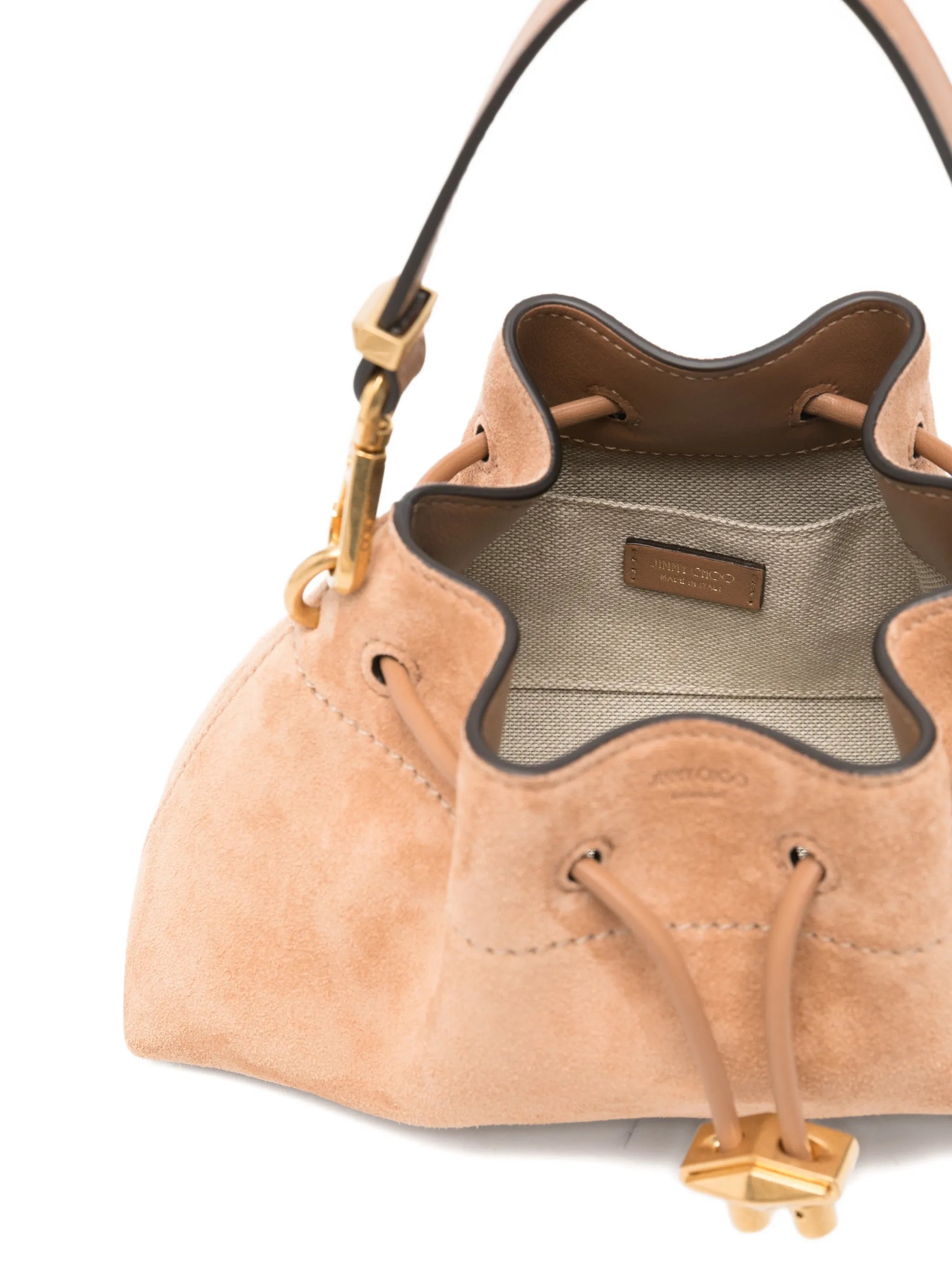 Small Cinch suede tote bag