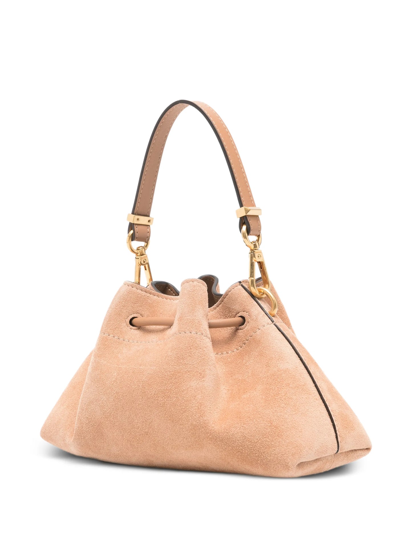 Small Cinch suede tote bag