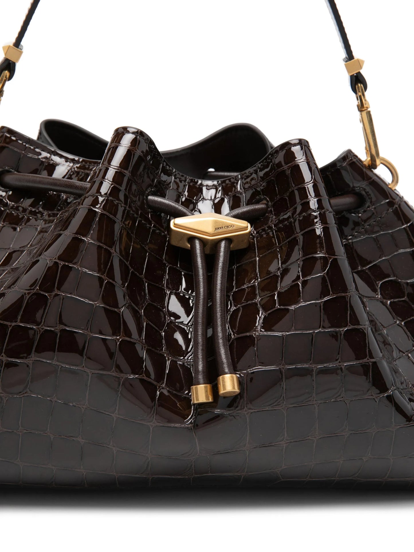 Bon Bon croc-effect bucket bag