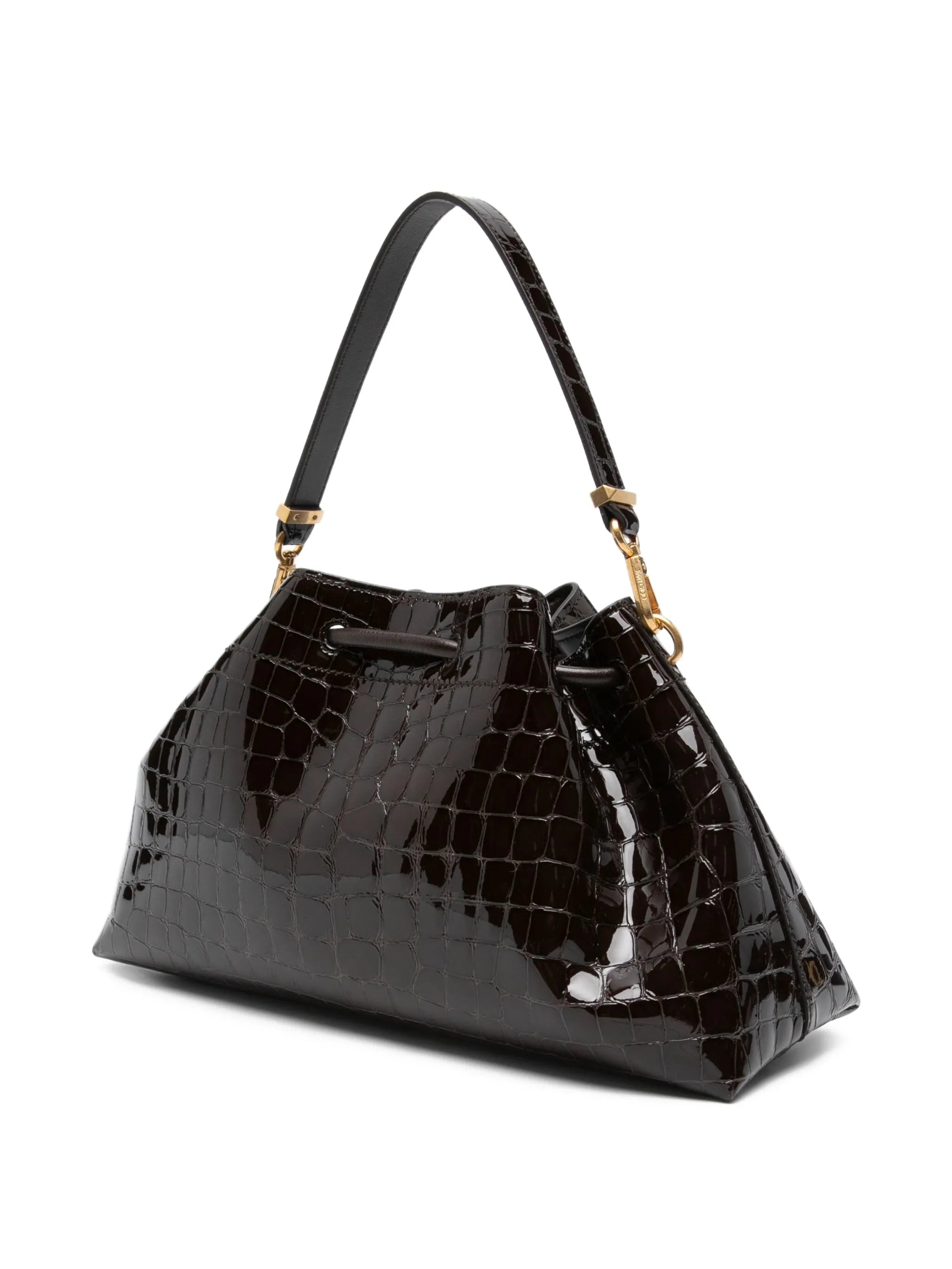 Bon Bon croc-effect bucket bag