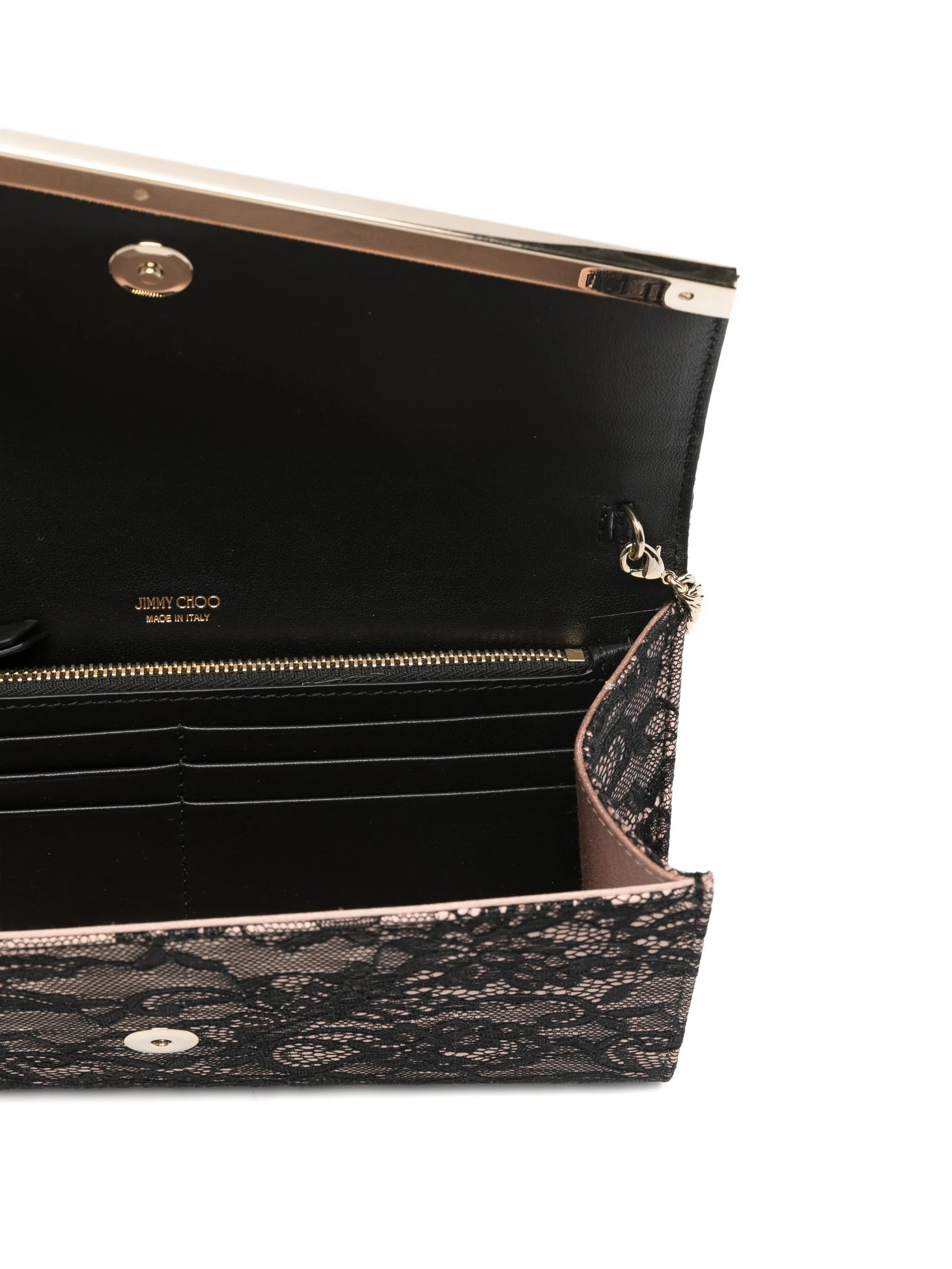 Emmie lace chain clutch bag