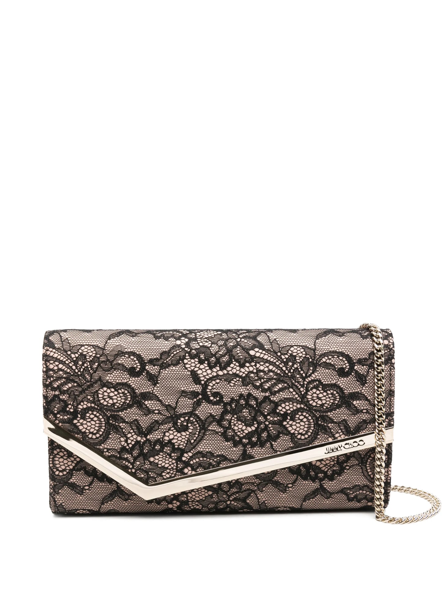 Emmie lace chain clutch bag